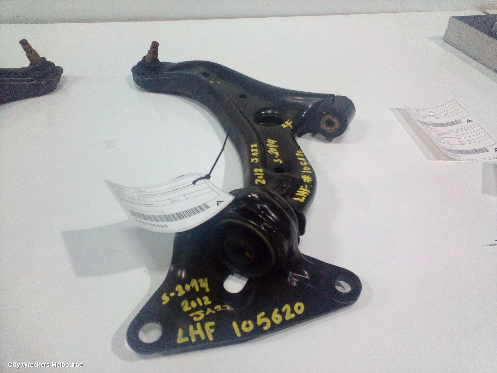 HONDA JAZZ LEFT FRONT LOWER CONTROL ARM, GE/GP, 08/2008 - 06/2014