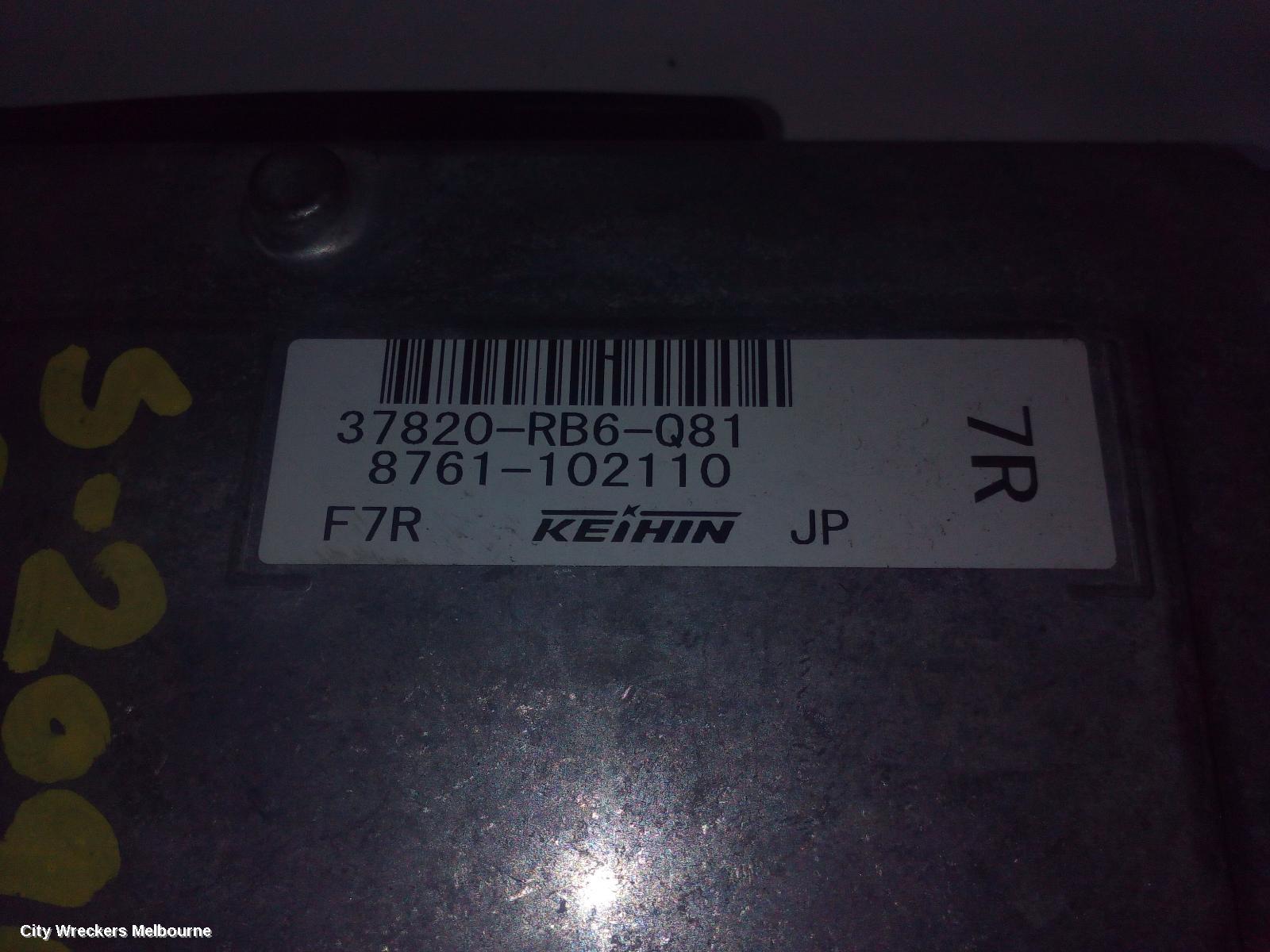 HONDA JAZZ ECU, ENGINE ECU, 1.3, AUTO T/M, ECU ONLY, GE, 08/2008 - 06/2014
