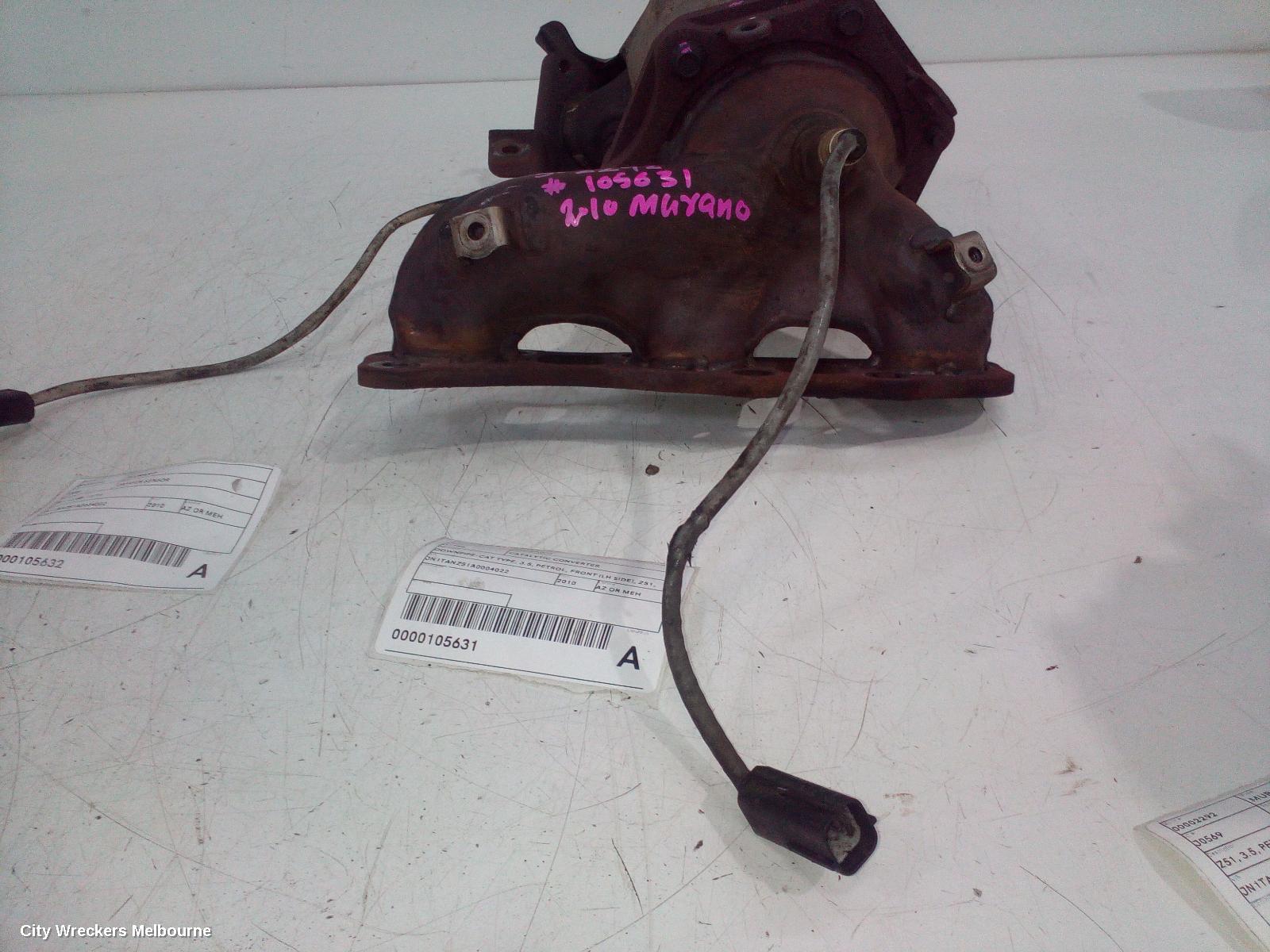 NISSAN MURANO OXYGEN SENSOR, Z51 12/2008 - 02/2015