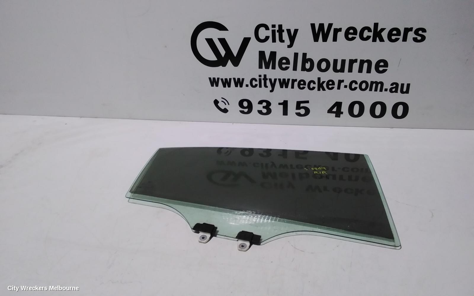 HONDA CIVIC RIGHT REAR DOOR WINDOW, 9TH GEN, SEDAN, 02/2012 - 04/2016