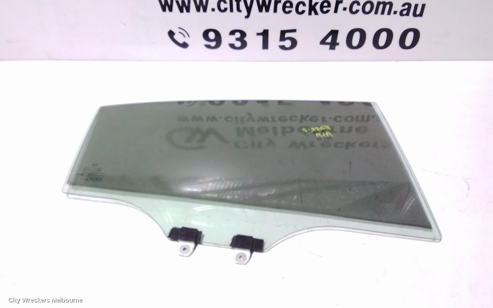 HONDA CIVIC RIGHT REAR DOOR WINDOW, 9TH GEN, SEDAN, 02/2012 - 04/2016