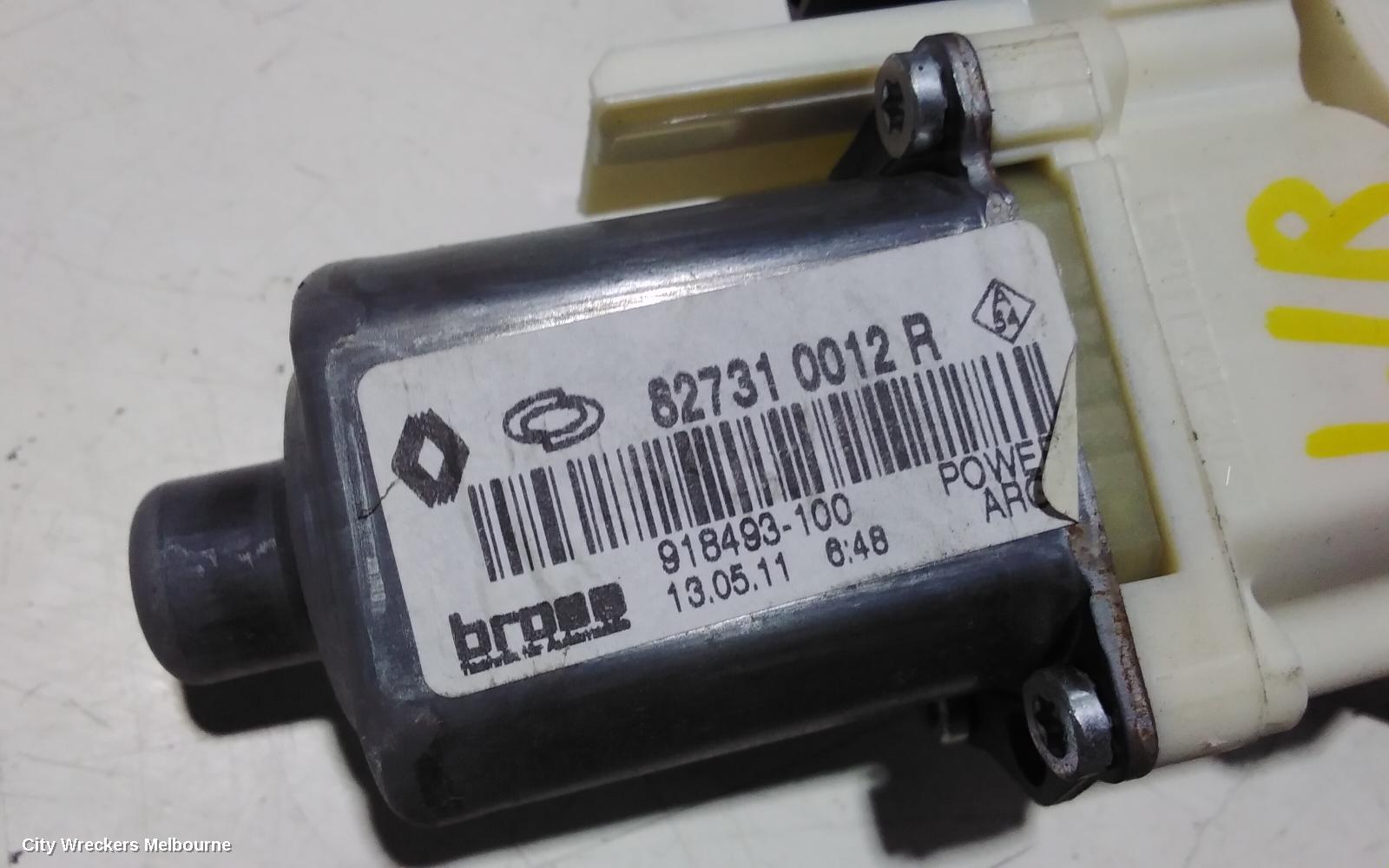 RENAULT MEGANE LEFT REAR WND REG/MOTOR, X32/B95, 5DR HATCH, 09/2010 - 05/2016