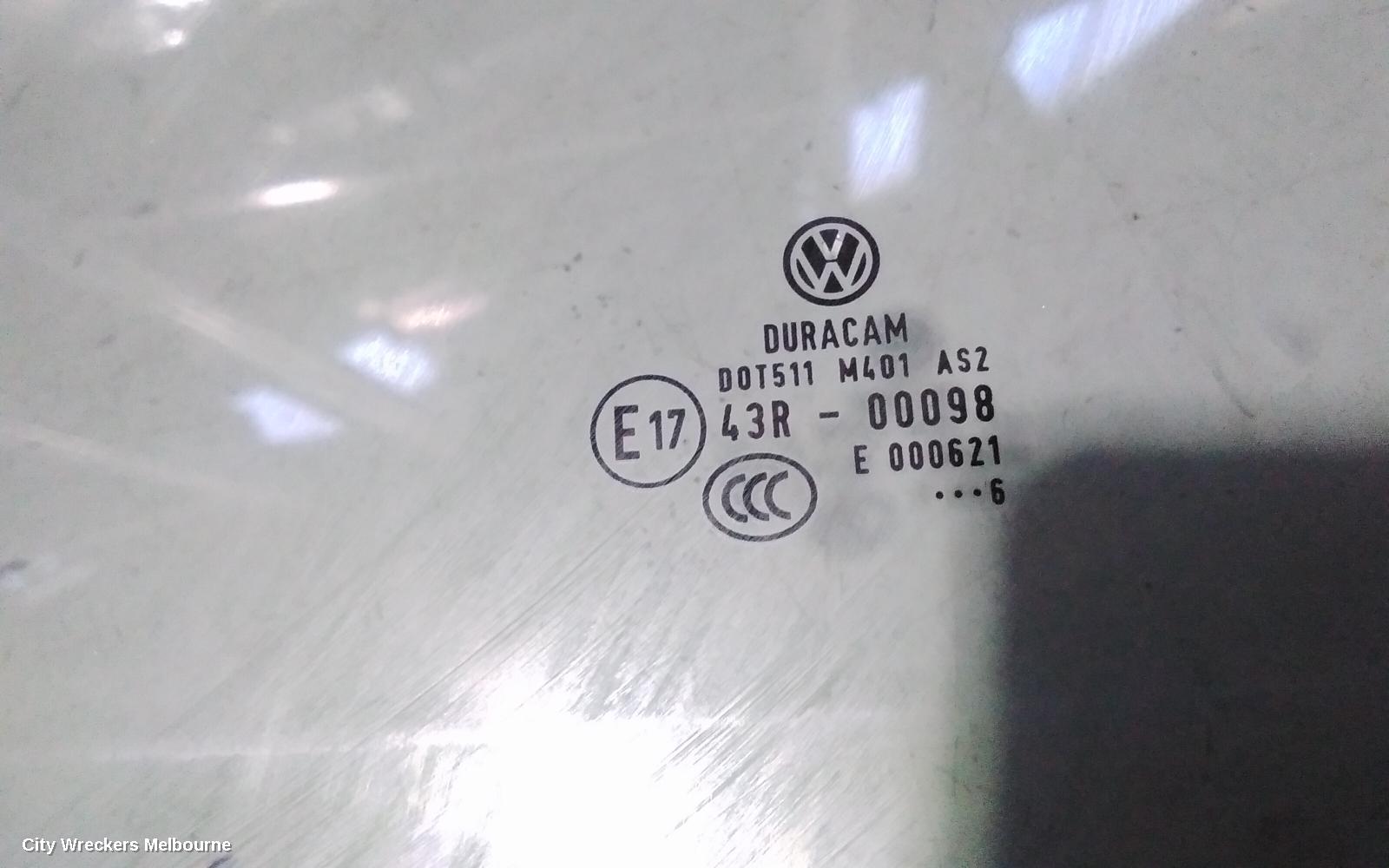 VOLKSWAGEN PASSAT LEFT FRONT DOOR WINDOW, WAGON, B8/MK7, 06/2015 ONWARDS