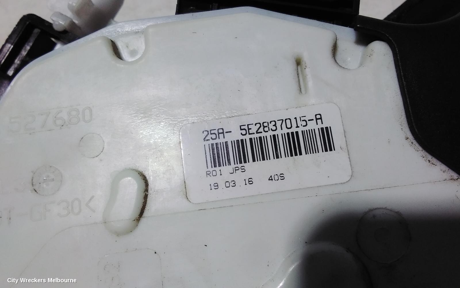 VOLKSWAGEN PASSAT DOOR/BOOT/GATE LOCK, B8/MK7, LEFT FRONT DOOR, 06/2015 ONWARDS