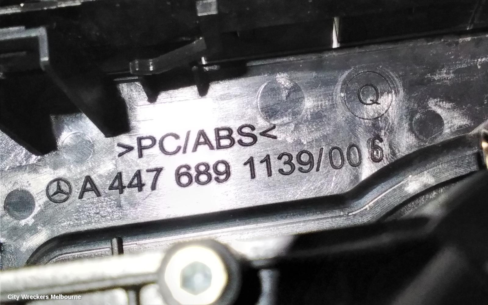MERCEDES VITO COMBINATION SWITCH, 447, HEADLAMP SWITCH, 03/2015 ONWARDS