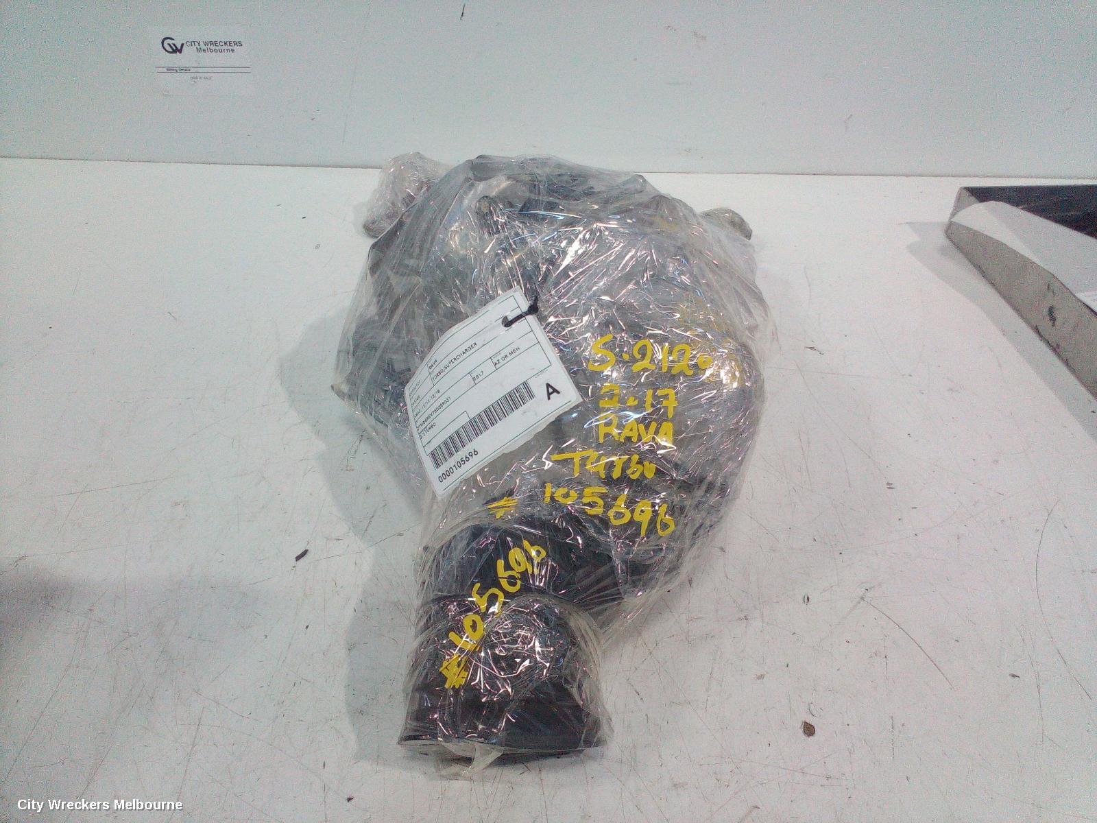 TOYOTA RAV4 TURBO SUPERCHARGER, XA40, 12/2012 - 12/2018