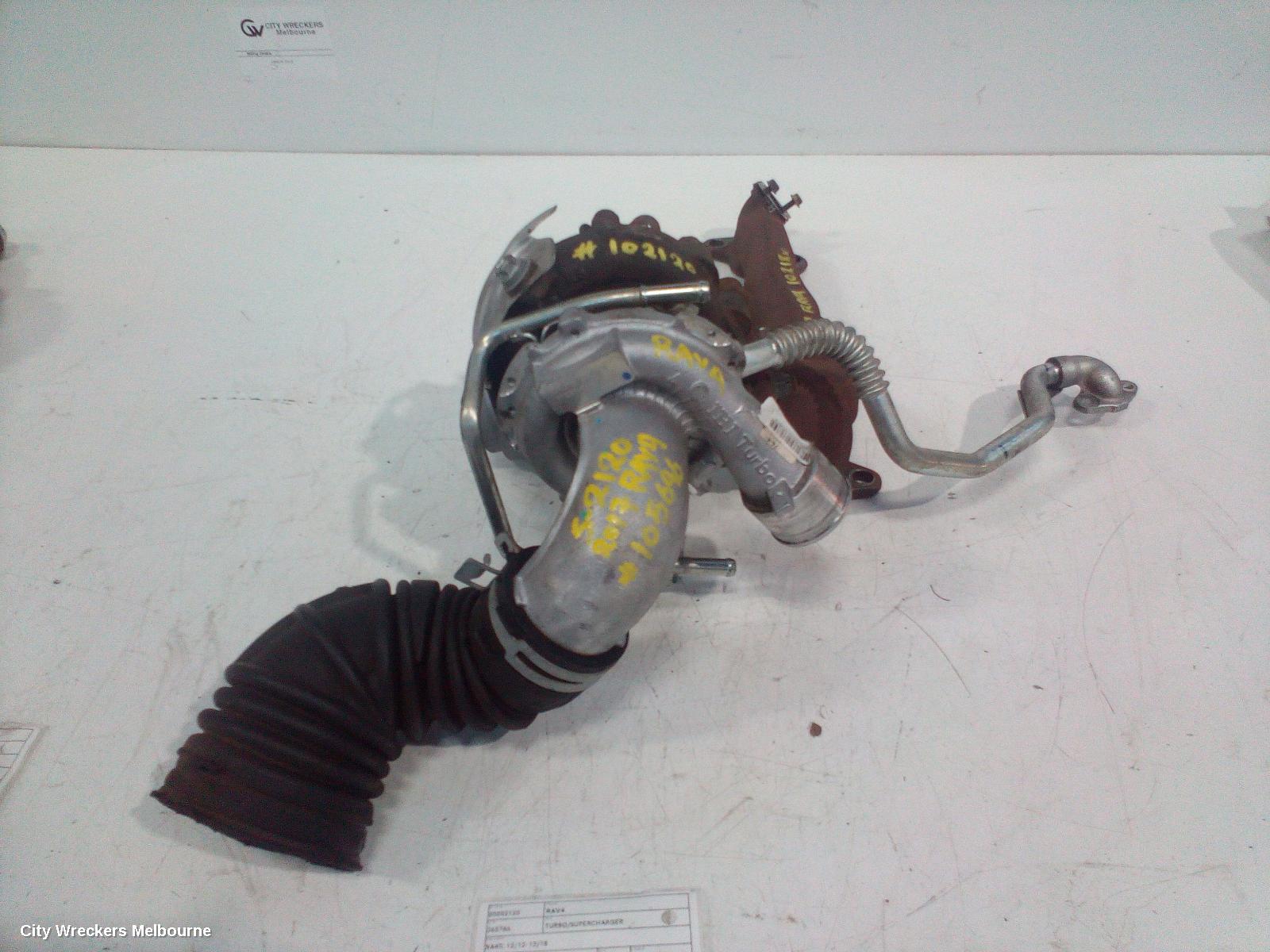 TOYOTA RAV4 TURBO SUPERCHARGER, XA40, 12/2012 - 12/2018