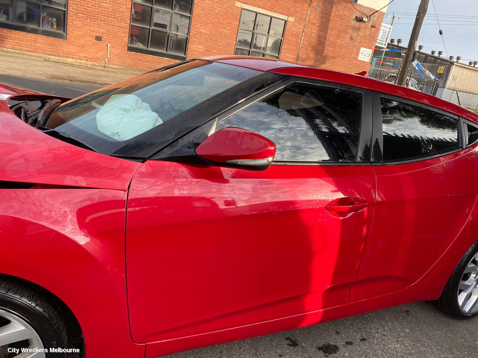 HYUNDAI VELOSTER LEFT REAR DOOR/SLIDING, FS, 02/2011 - 02/2018