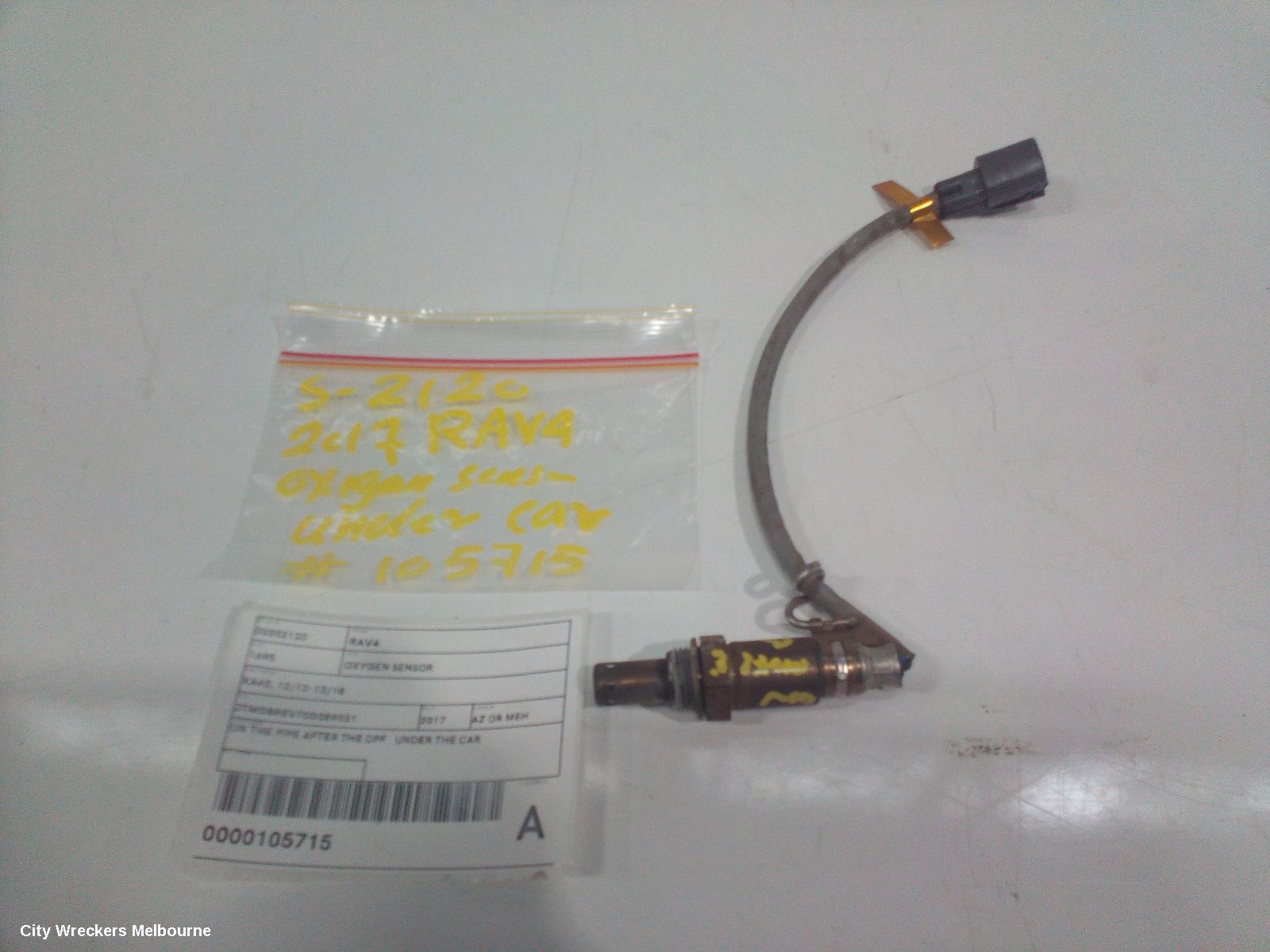 TOYOTA RAV4 OXYGEN SENSOR, XA40, 12/2012 - 12/2018