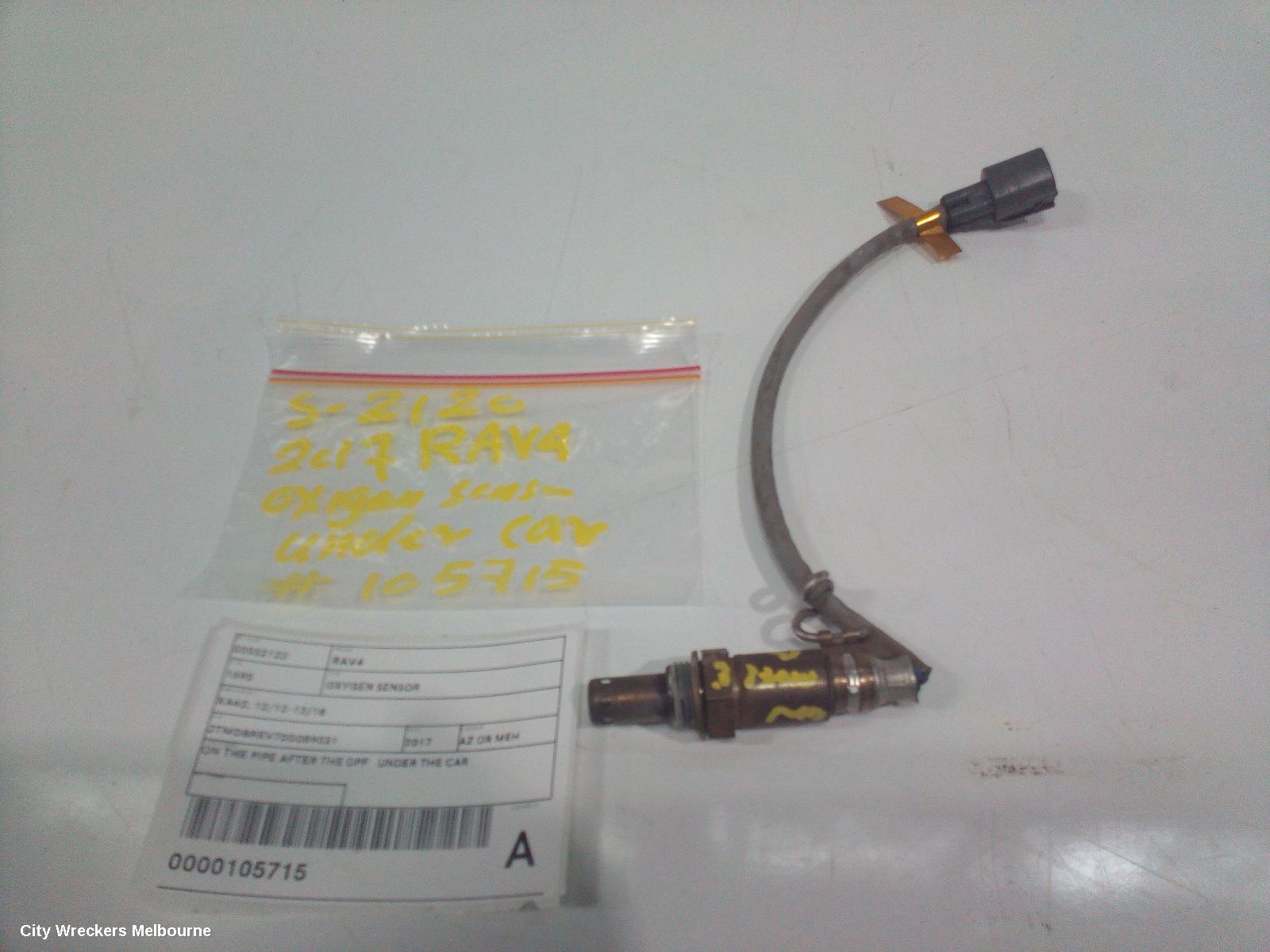 TOYOTA RAV4 OXYGEN SENSOR, XA40, 12/2012 - 12/2018