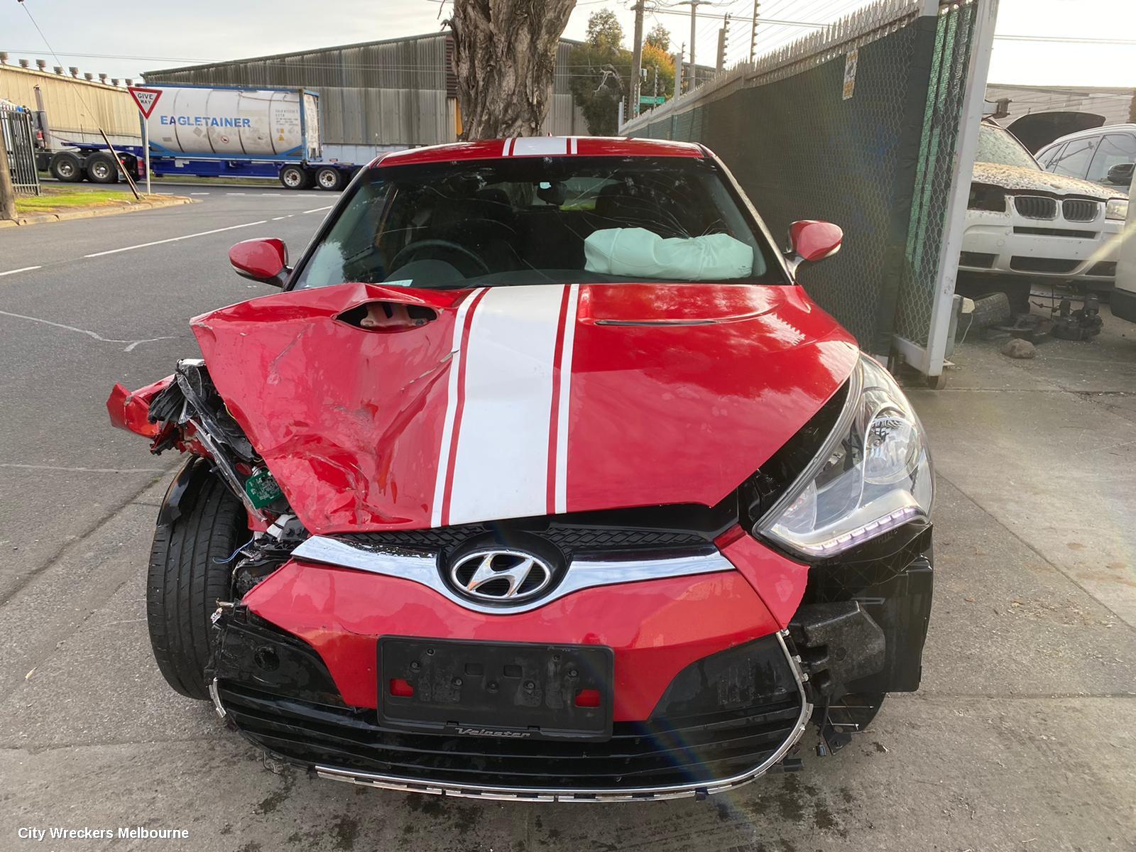 HYUNDAI VELOSTER LEFT REAR DOOR/SLIDING, FS, 02/2011 - 02/2018