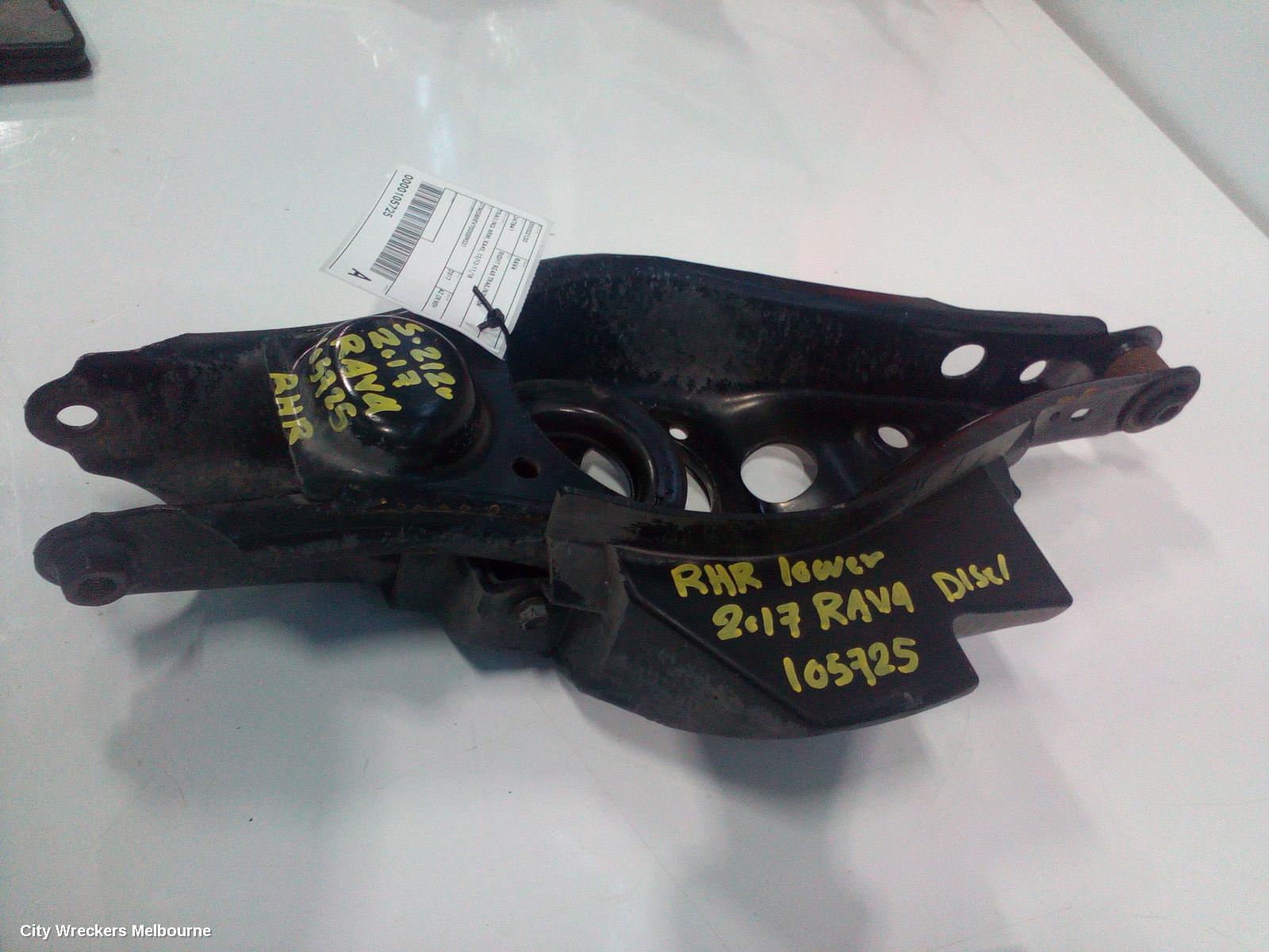 TOYOTA RAV4 RIGHT REAR TRAILING ARM, TRAILING ARM, XA40, 12/2012 - 11/2018