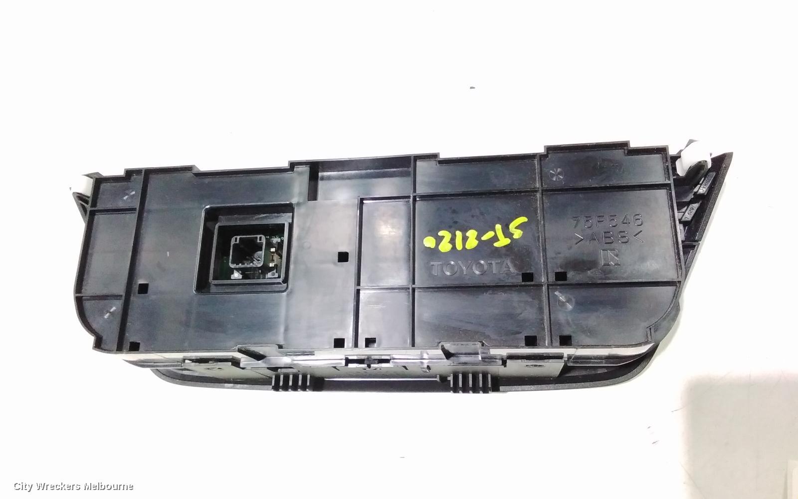 TOYOTA RAV4 HEATER/AC CONTROLS, CLIMATE CONTROL TYPE, XA40, 12/2012 - 11/2018