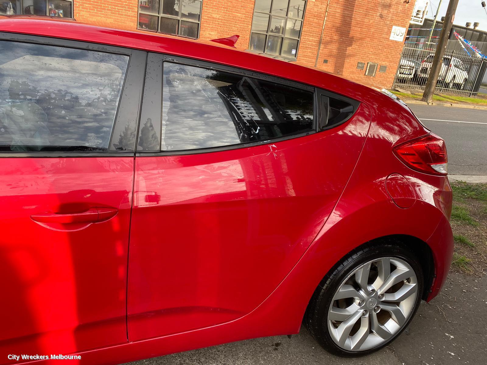 HYUNDAI VELOSTER LEFT REAR DOOR/SLIDING, FS, 02/2011 - 02/2018