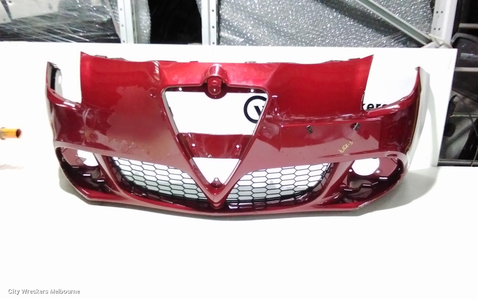 ALFA ROMEO GIULIETTA FRONT BUMPER, 940 SERIES, NON H/LAMP WASHER TYPE, 09/2013 - 05/2016
