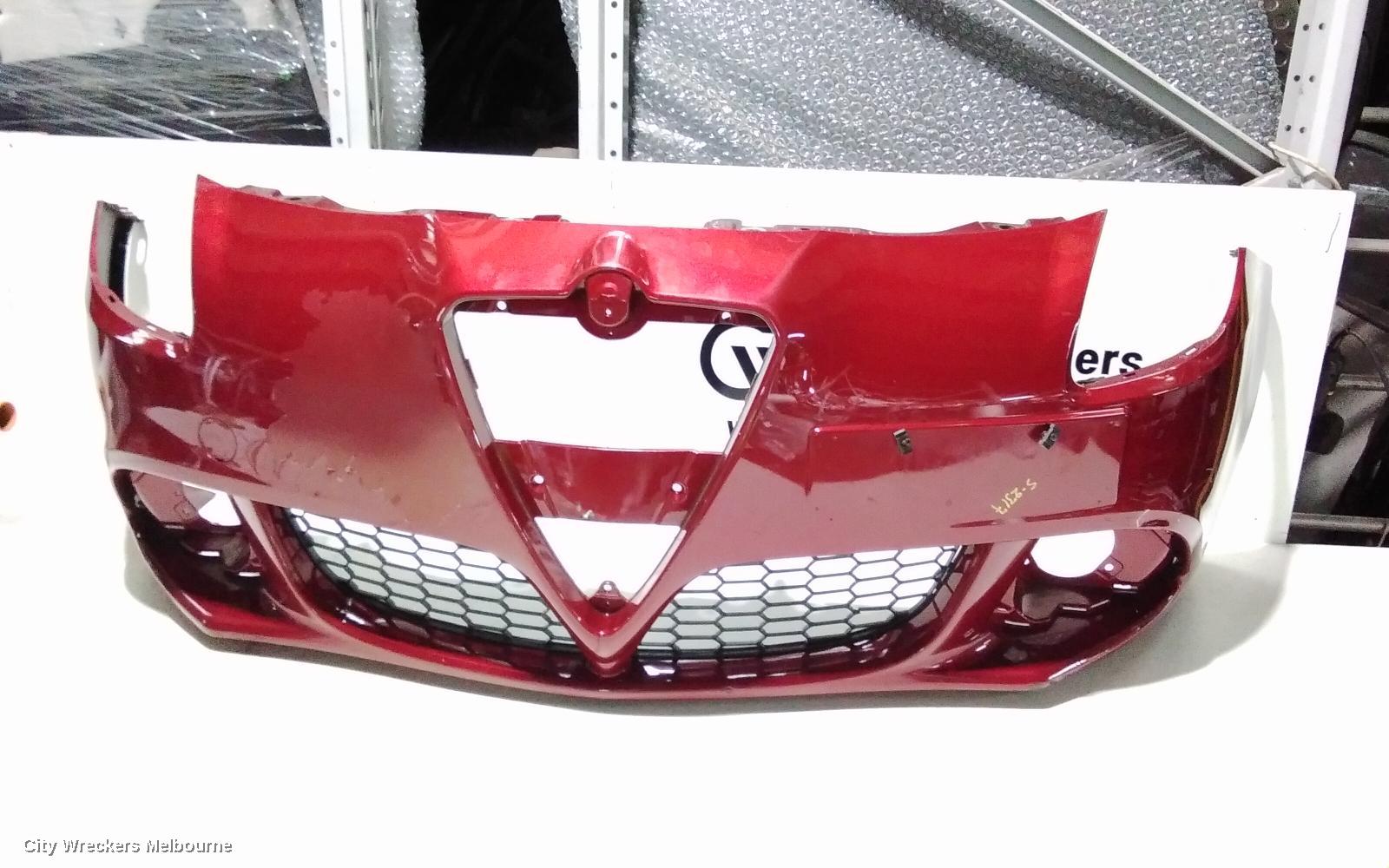 ALFA ROMEO GIULIETTA FRONT BUMPER, 940 SERIES, NON H/LAMP WASHER TYPE, 09/2013 - 05/2016