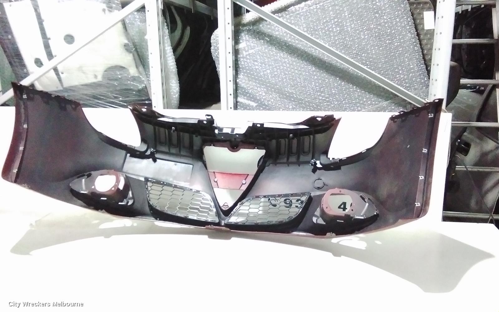 ALFA ROMEO GIULIETTA FRONT BUMPER, 940 SERIES, NON H/LAMP WASHER TYPE, 09/2013 - 05/2016