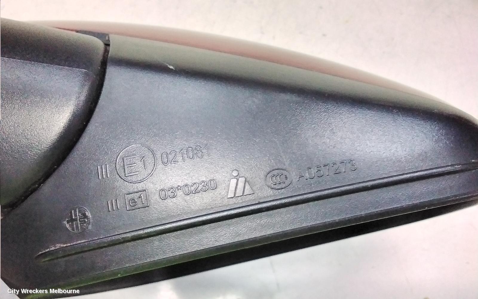 ALFA ROMEO GIULIETTA LEFT DOOR MIRROR, COLOUR CODED TYPE, 940 SERIES, 06/2011 ONWARDS