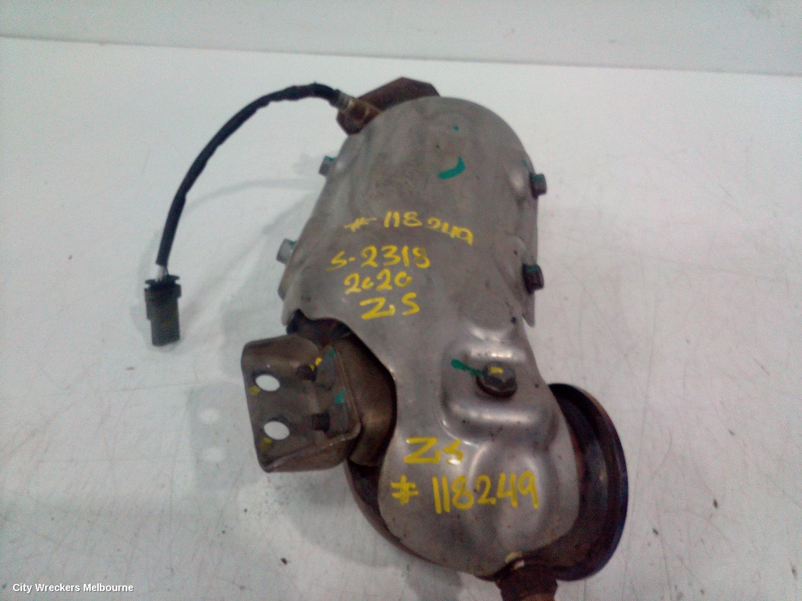 MG ZS CATALYTIC CONVERTER, UNDER CAR-CAT TYPE, 1.0, AZS1, 09/2017 ONWARDS