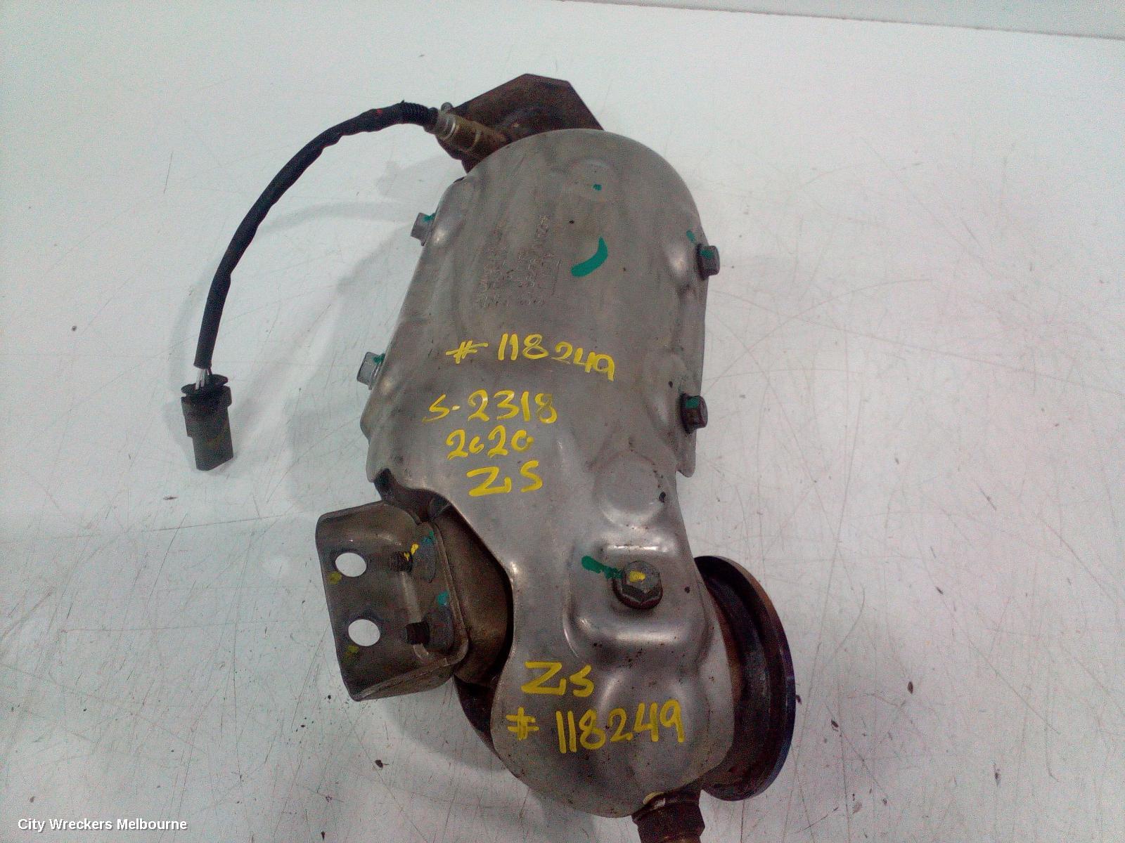MG ZS CATALYTIC CONVERTER, UNDER CAR-CAT TYPE, 1.0, AZS1, 09/2017 ONWARDS