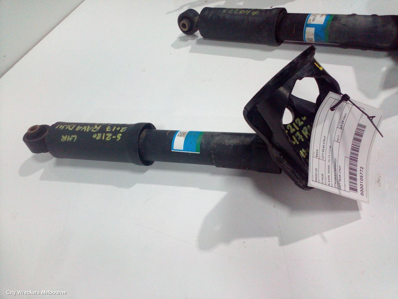 TOYOTA RAV4 LEFT REAR STRUT, ALA49R, DIESEL, 12/2012 - 11/2018