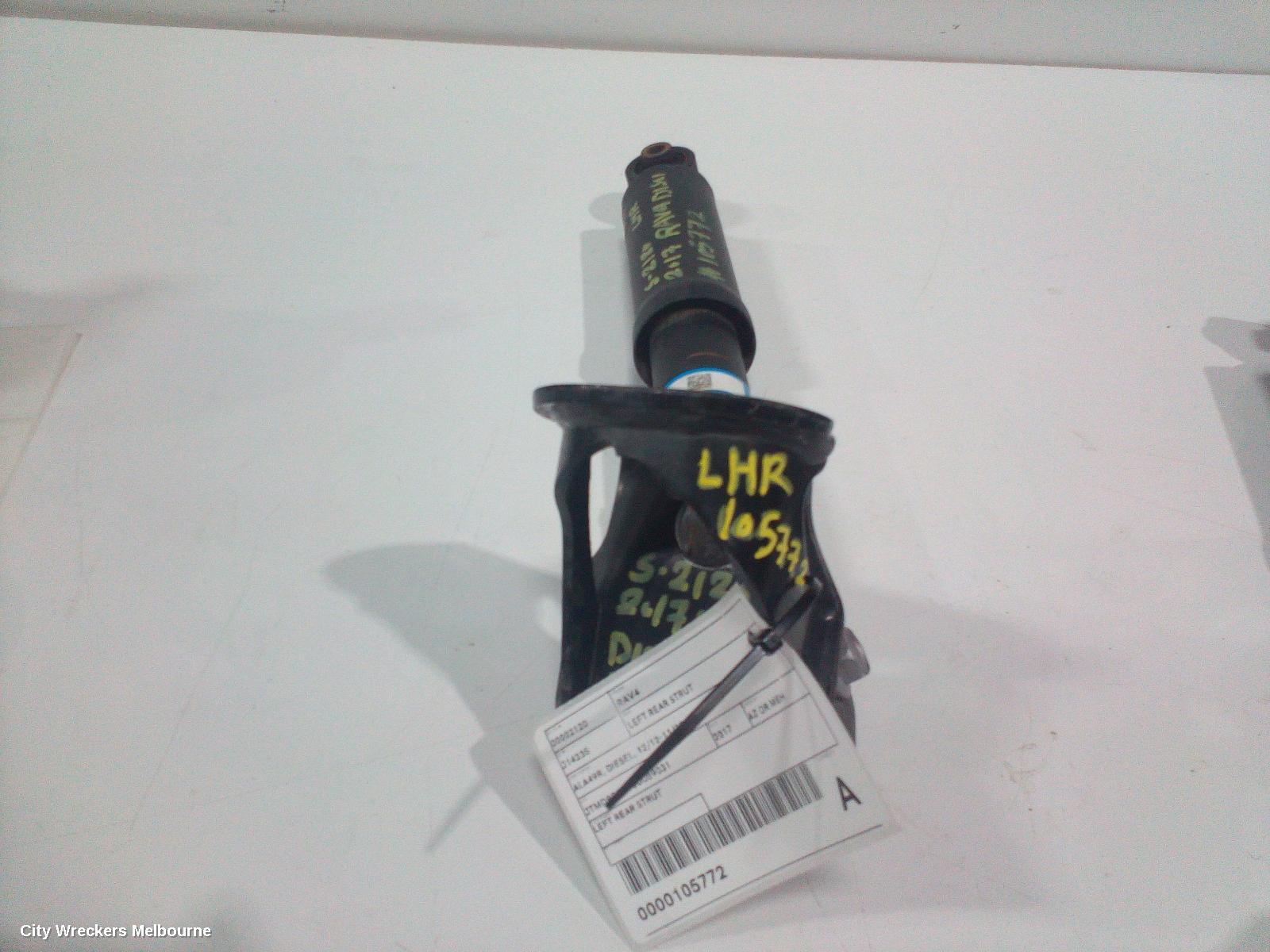 TOYOTA RAV4 LEFT REAR STRUT, ALA49R, DIESEL, 12/2012 - 11/2018
