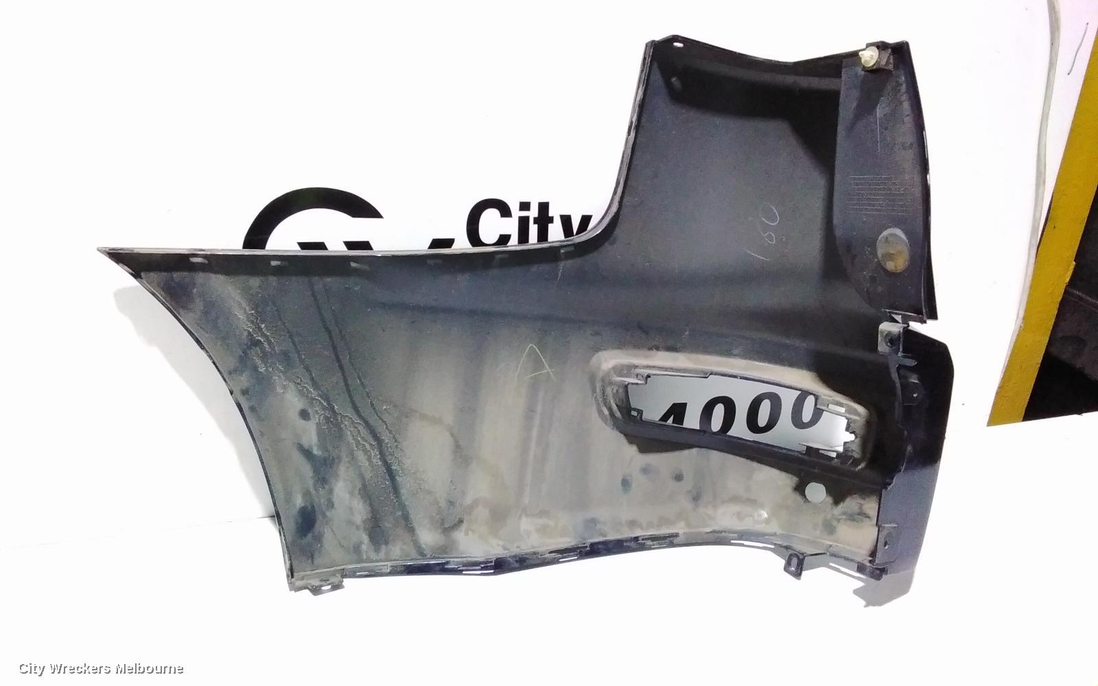 MITSUBISHI OUTLANDER REAR BUMPER, ZH, BUMPER END, RH SIDE, 09/2009 - 10/2012