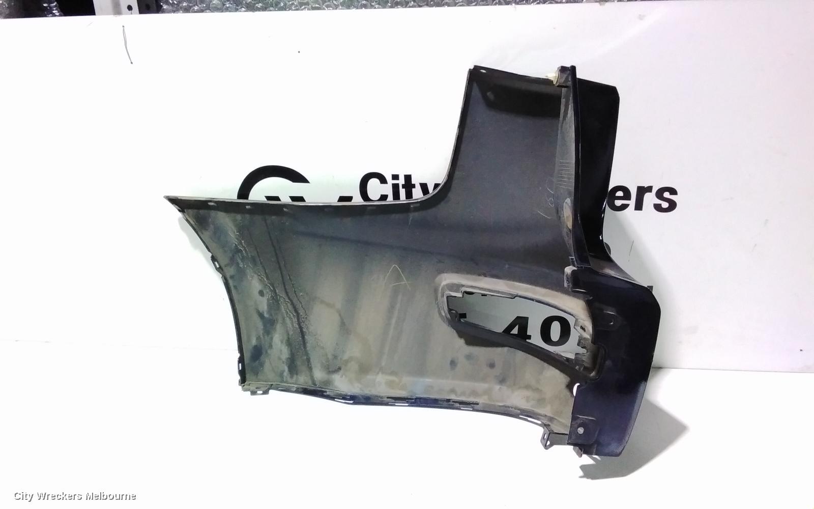 MITSUBISHI OUTLANDER REAR BUMPER, ZH, BUMPER END, RH SIDE, 09/2009 - 10/2012