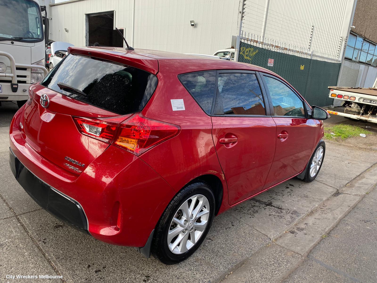 TOYOTA COROLLA COMPLETE VEHICLE, ZRE182R, HATCH, 10/2012 - 06/2018