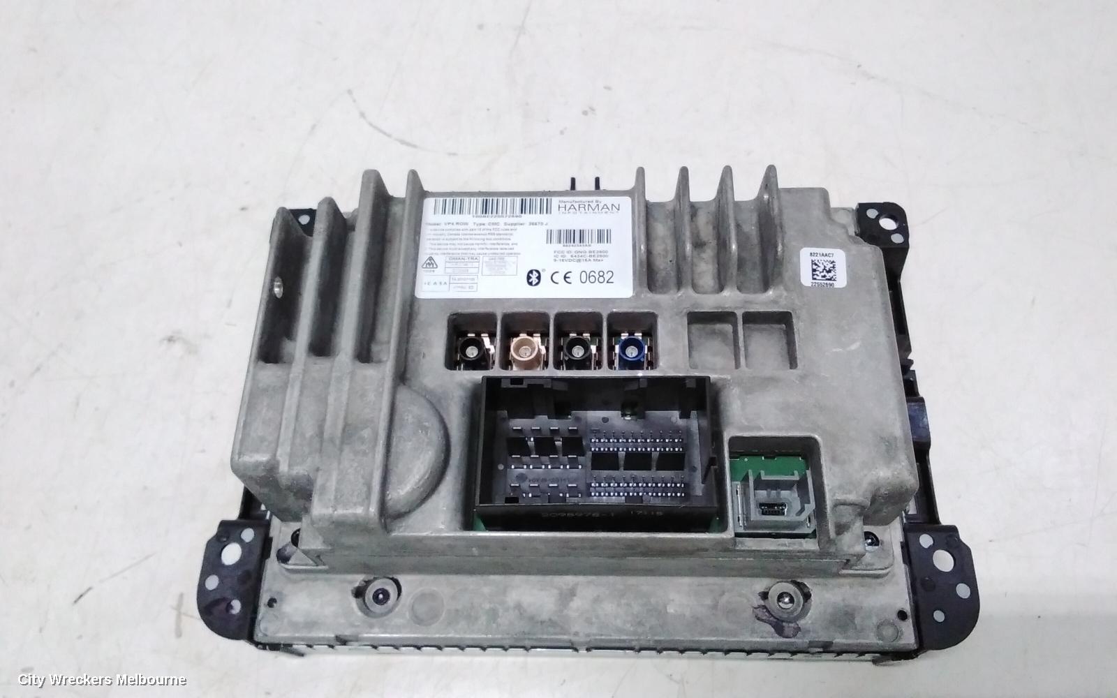 JEEP GRANDCHEROKEE RADIO/CD/DVD/SAT/TV, DISPLAY UNIT ONLY, UCONNECT 5IN, WK, 04/2013 - 11/2017