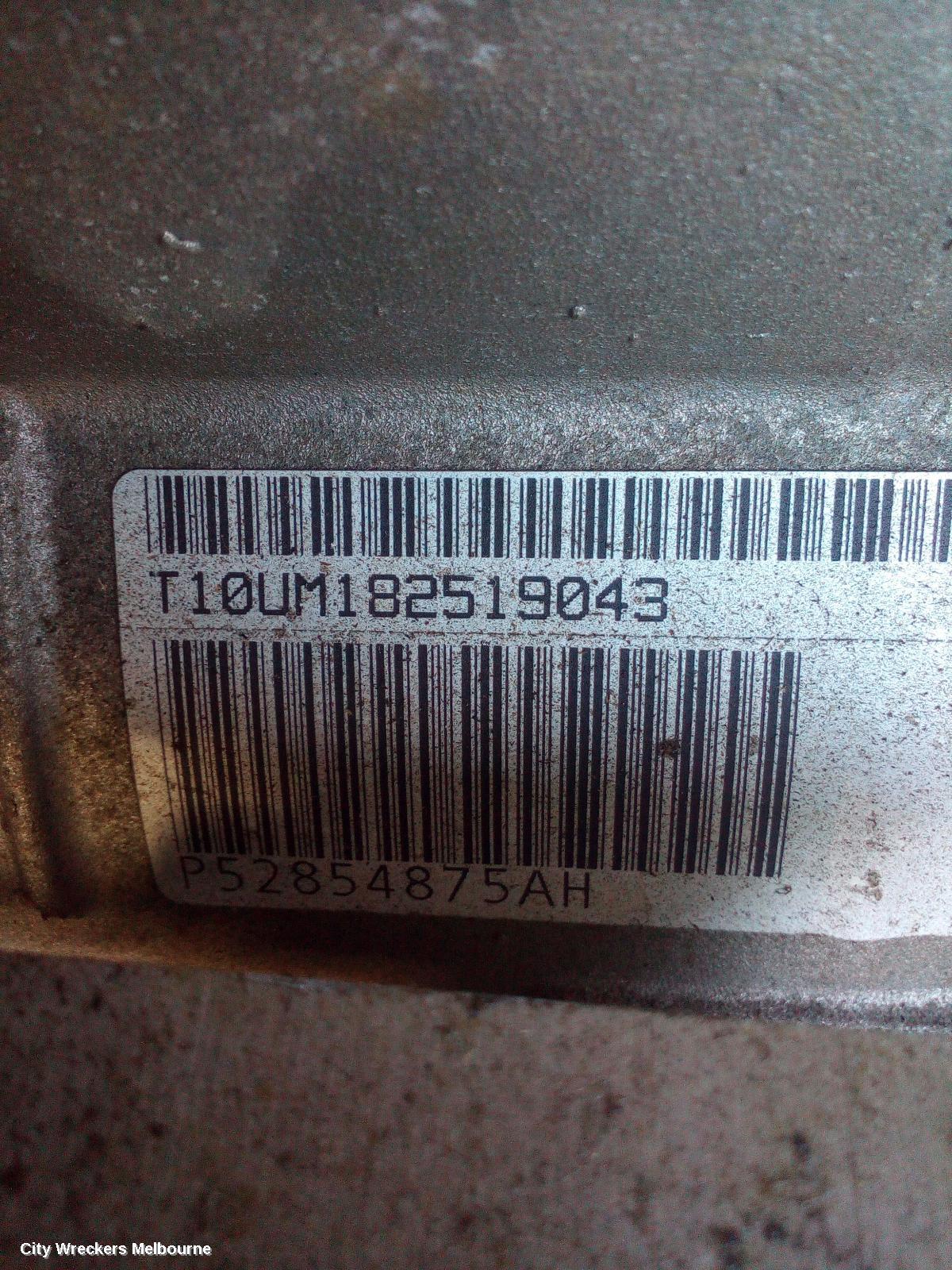 JEEP GRANDCHEROKEE TRANS/GEARBOX, AUTO, 4WD, DIESEL, 3.0, TURBO, 8 SPEED, W/ TRANSFER CASE, WK, 04/2013 - 02/2016