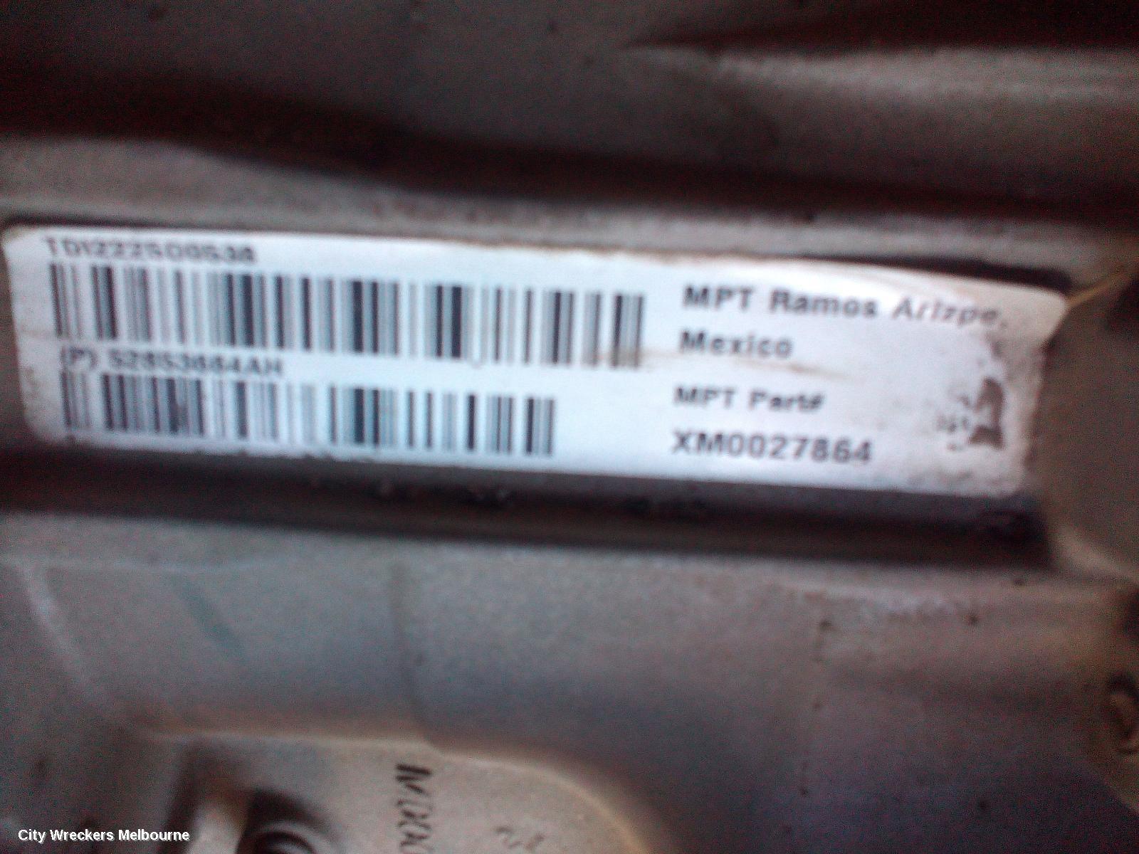 JEEP GRANDCHEROKEE TRANS/GEARBOX, AUTO, 4WD, DIESEL, 3.0, TURBO, 8 SPEED, W/ TRANSFER CASE, WK, 04/2013 - 02/2016
