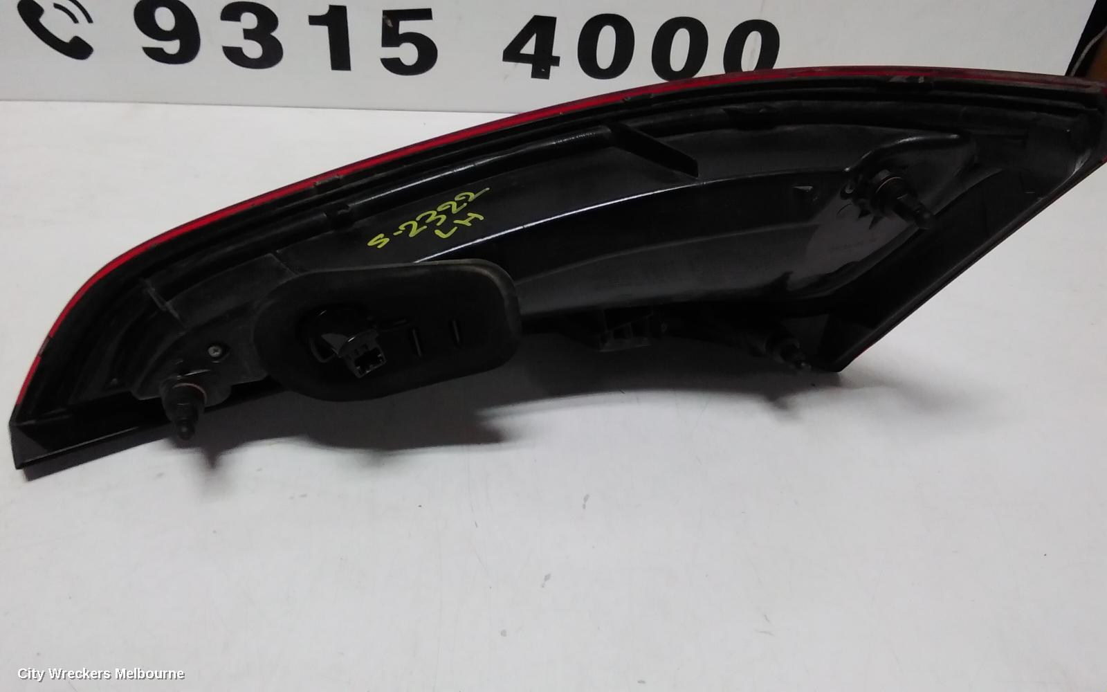 AUDI Q5 LEFT TAILLIGHT, IN TAILGATE, 8R, LED TYPE, 10/2012 - 01/2017