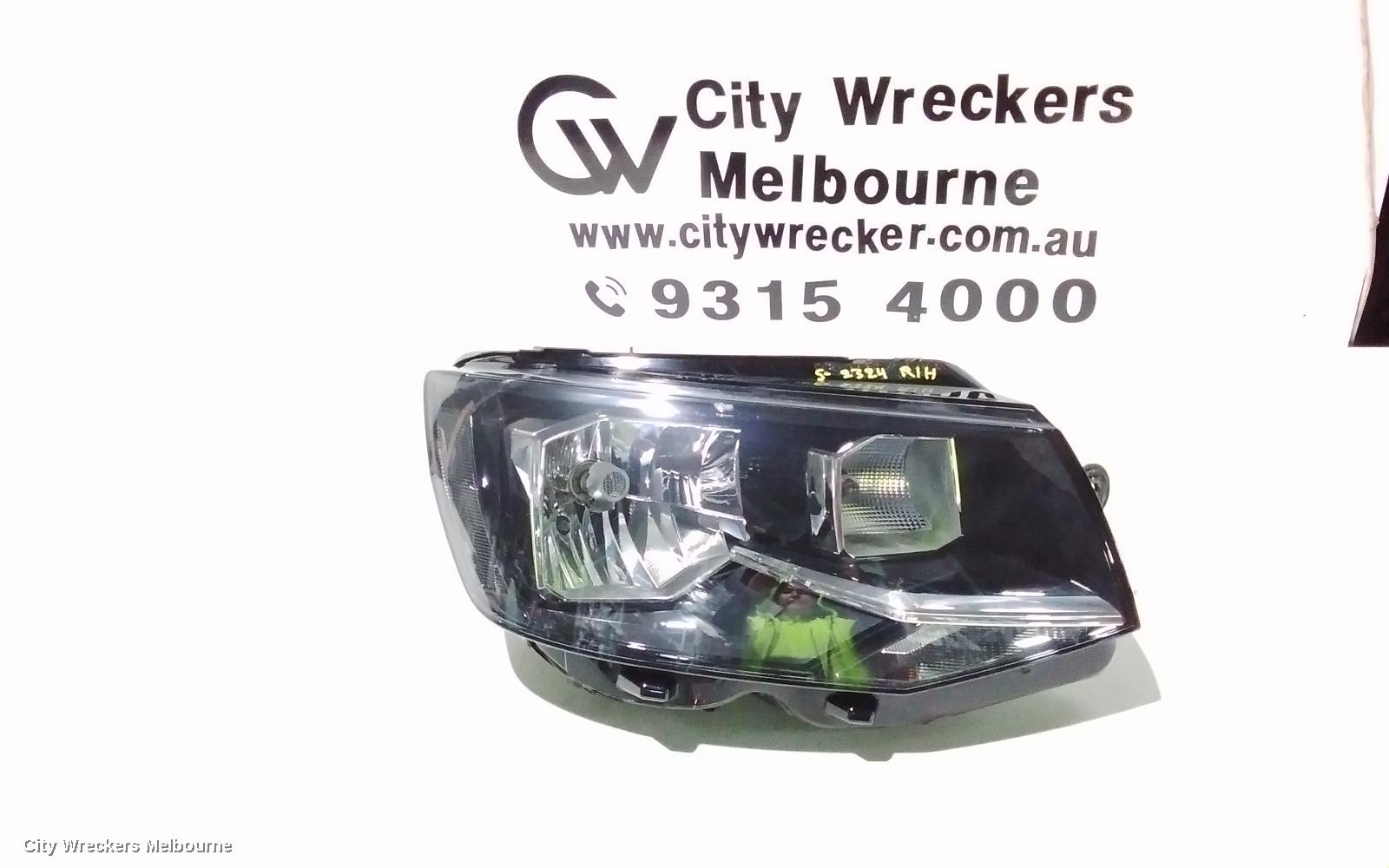 VOLKSWAGEN TRANSPORTER RIGHT HEADLAMP, T6, HALOGEN TYPE (H4), 07/2015 - 07/2020
