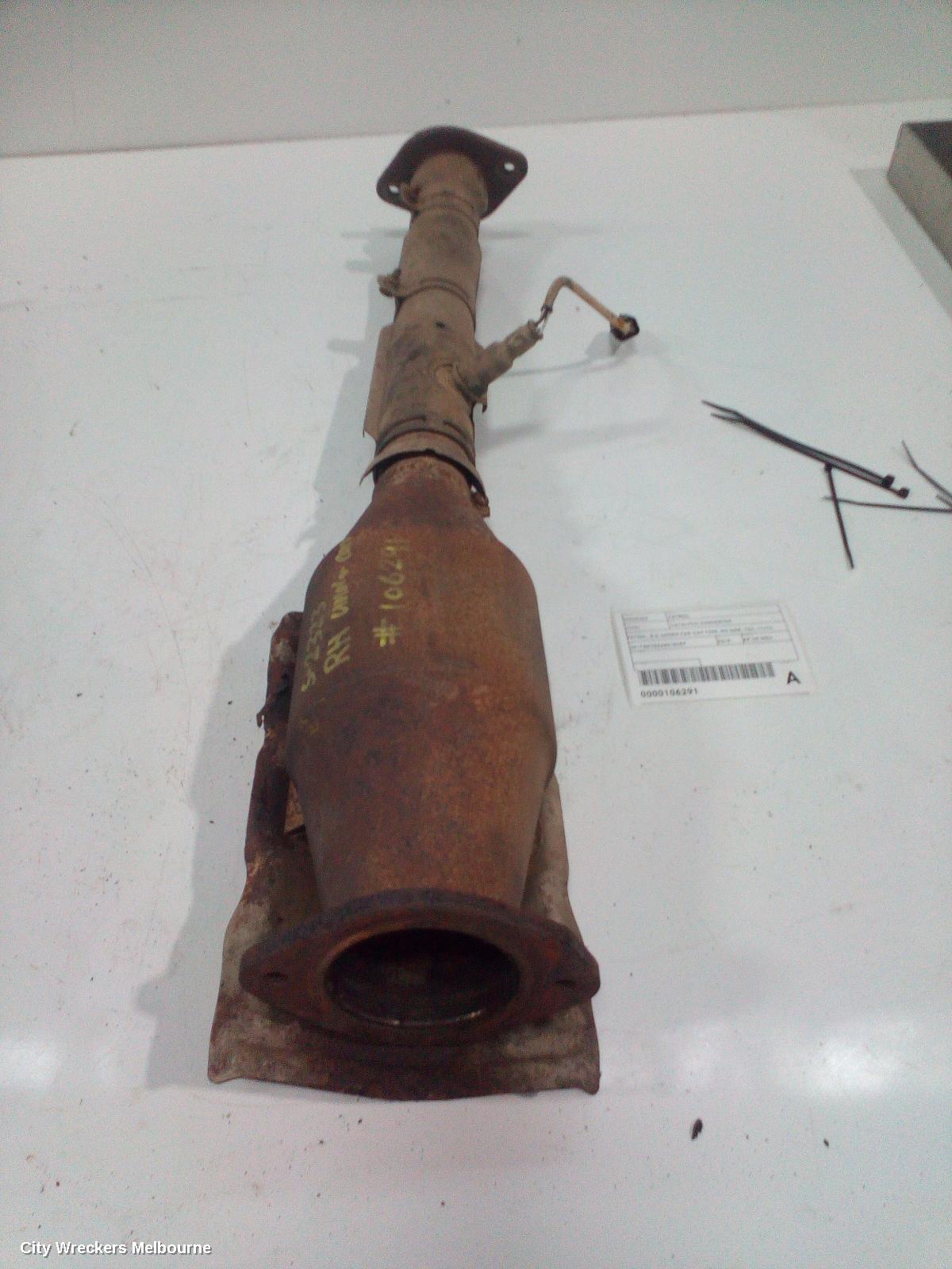 NISSAN PATROL CATALYTIC CONVERTER, PETROL, 5.6, UNDER CAR-CAT TYPE, RH SIDE, Y62, 11/2012 - 01/2016