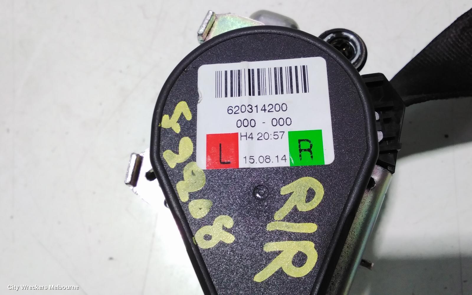 LAND ROVER RANGEROVER SPORT SEATBELT/STALK, RH REAR, SEAT BELT ONLY, L494, 06/2013 ONWARDS