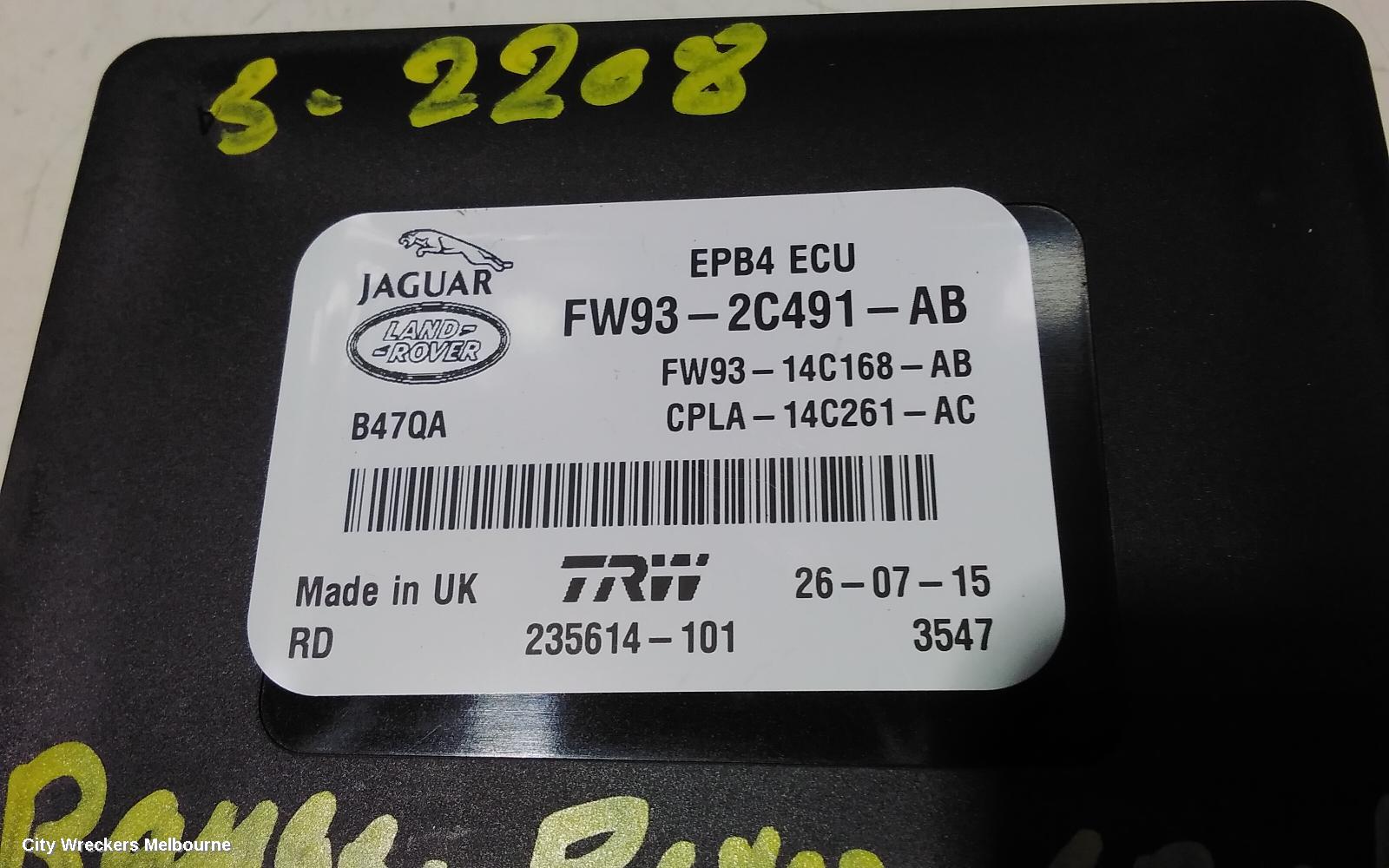 LAND ROVER RANGEROVER SPORT ECU, OTHER ECU, L494, 06/2013 ONWARDS