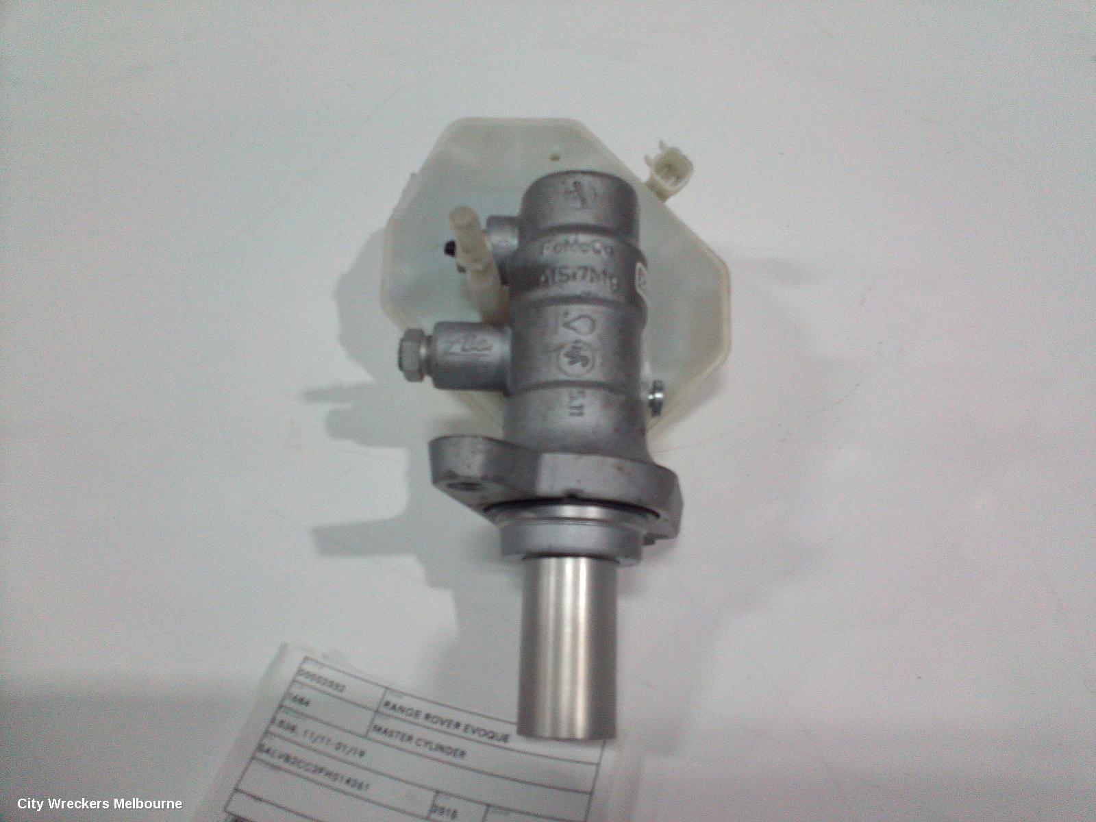 LAND ROVER RANGEROVER EVOQUE MASTER CYLINDER, L538, 11/2011 - 01/2019