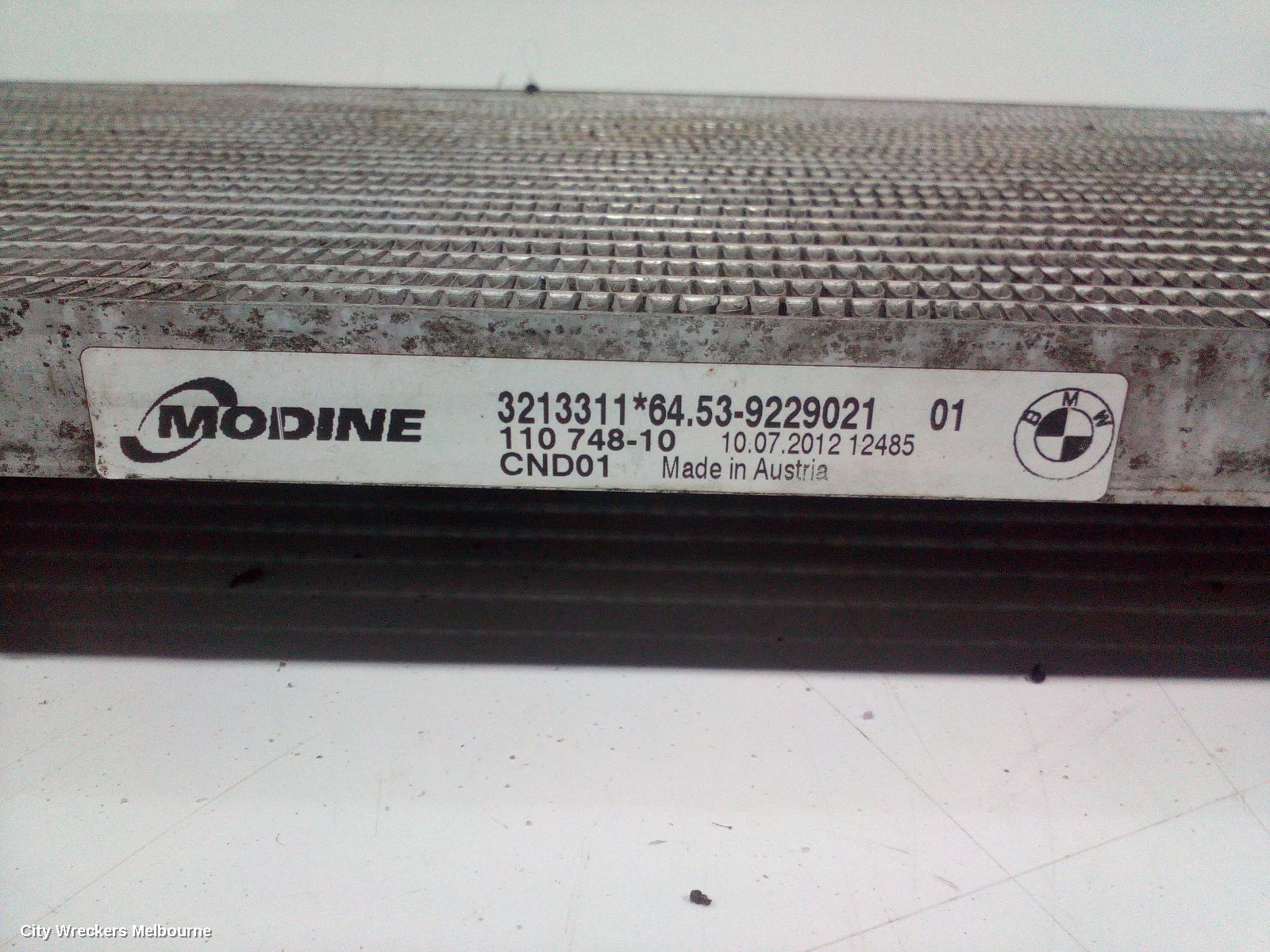 BMW X1 A/C CONDENSER, E84, TURBO DIESEL/TURBO PETROL, 04/2010 - 07/2015