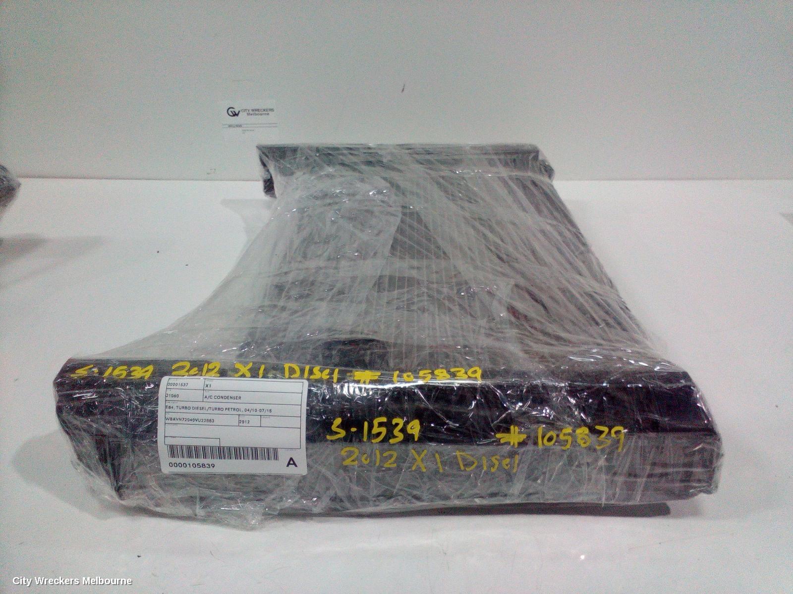 BMW X1 A/C CONDENSER, E84, TURBO DIESEL/TURBO PETROL, 04/2010 - 07/2015