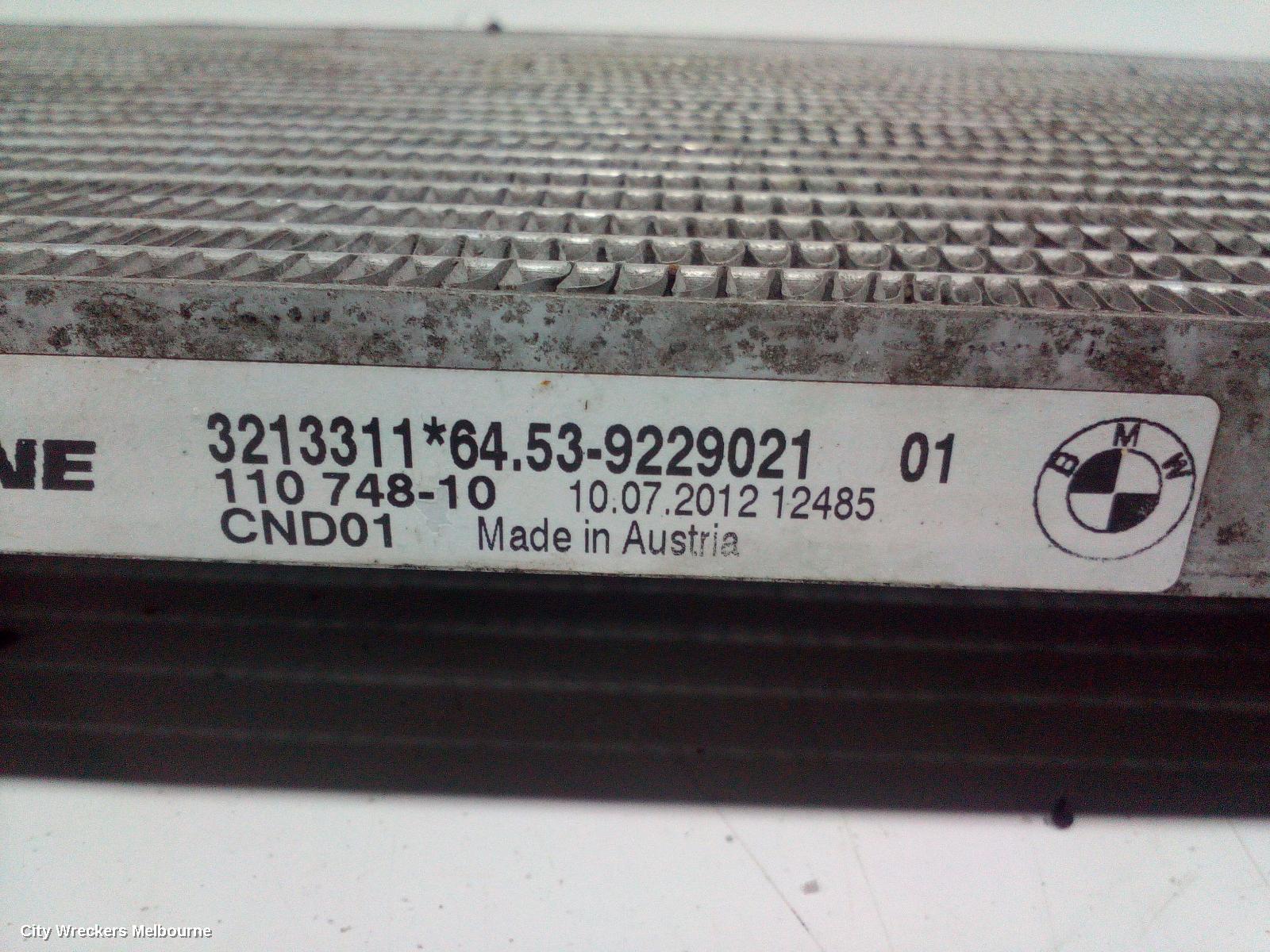 BMW X1 A/C CONDENSER, E84, TURBO DIESEL/TURBO PETROL, 04/2010 - 07/2015