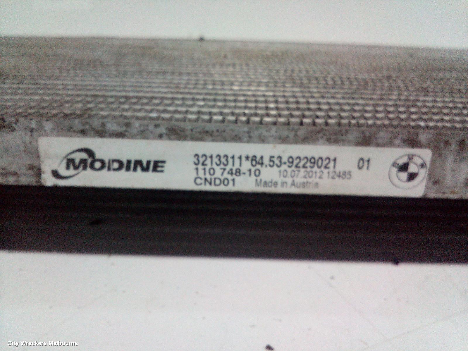 BMW X1 A/C CONDENSER, E84, TURBO DIESEL/TURBO PETROL, 04/2010 - 07/2015