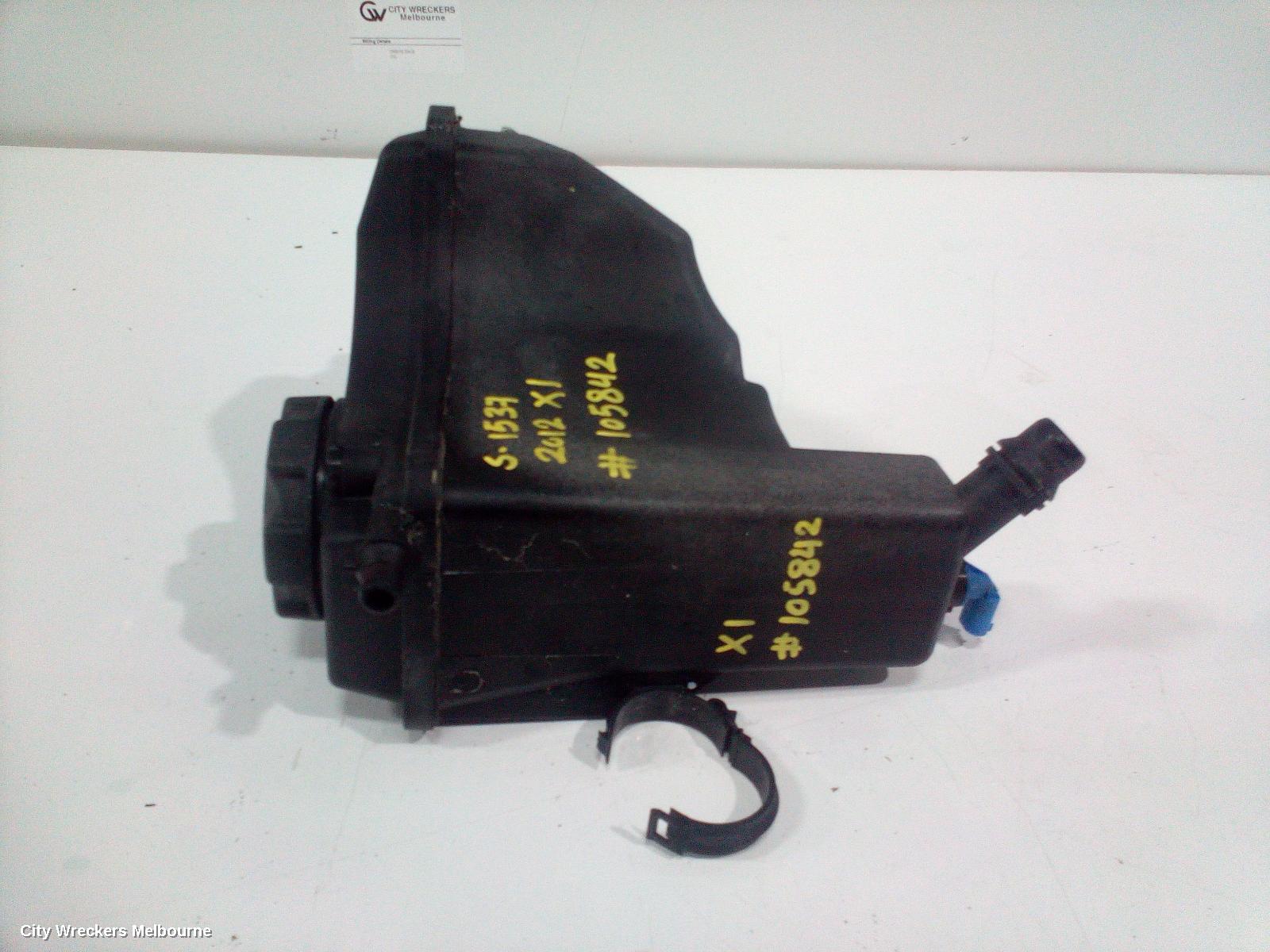 BMW X1 OVERFLOW BOTTLE, E84, DIESEL, 04/2010 - 07/2015