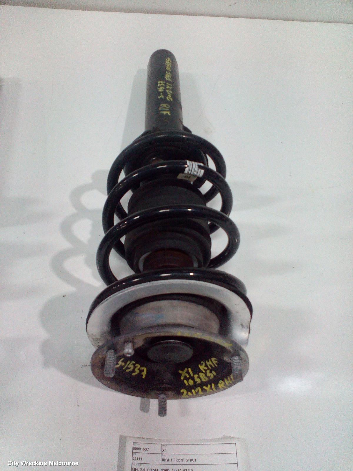 BMW X1 RIGHT FRONT STRUT, E84, 2.0, DIESEL, S18D, 08/2012 - 07/2015