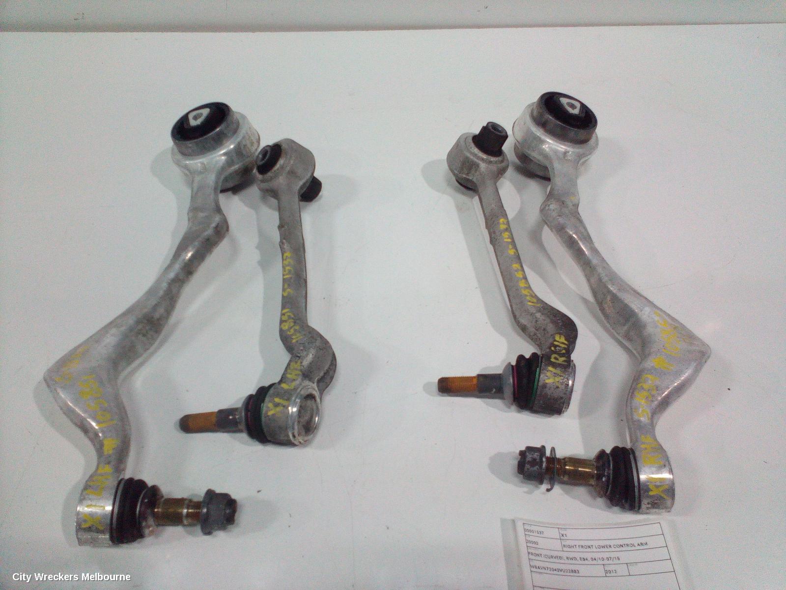 BMW X1 RIGHT FRONT LOWER CONTROL ARM, FRONT (CURVED), RWD, E84, 04/2010 - 07/2015