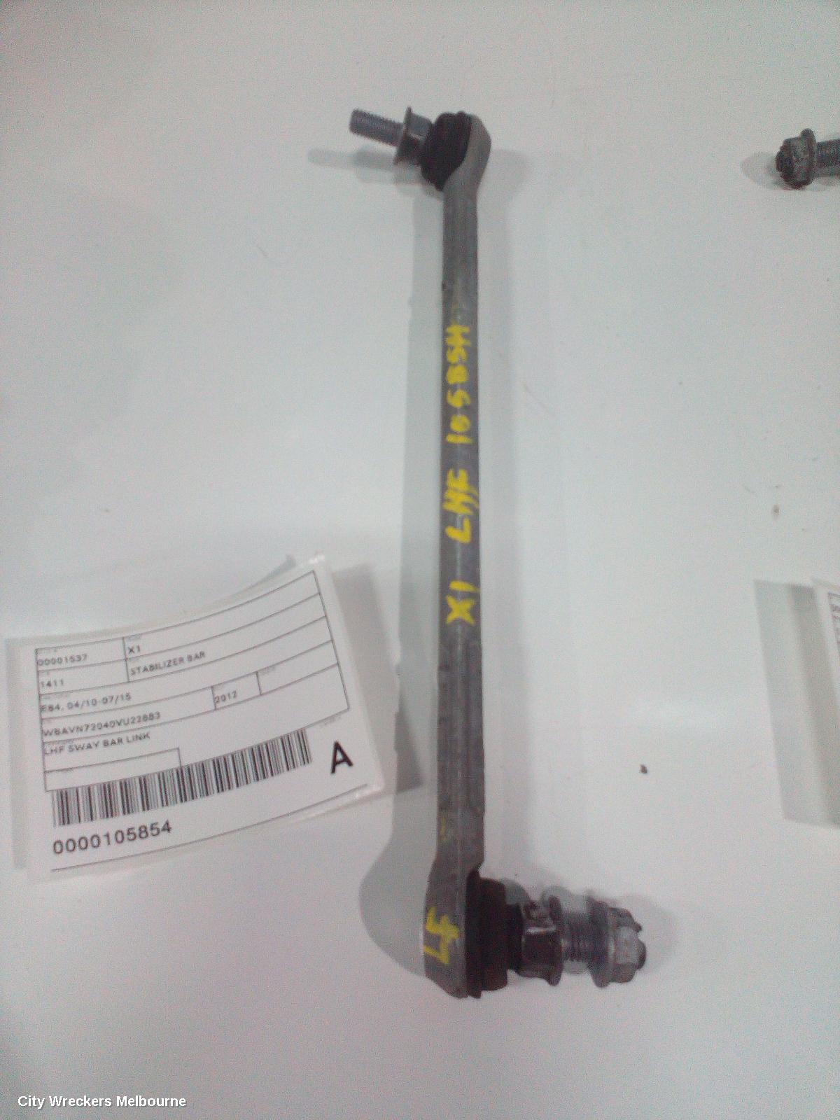 BMW X1 STABILISER BAR, E84, 04/2010 - 07/2015