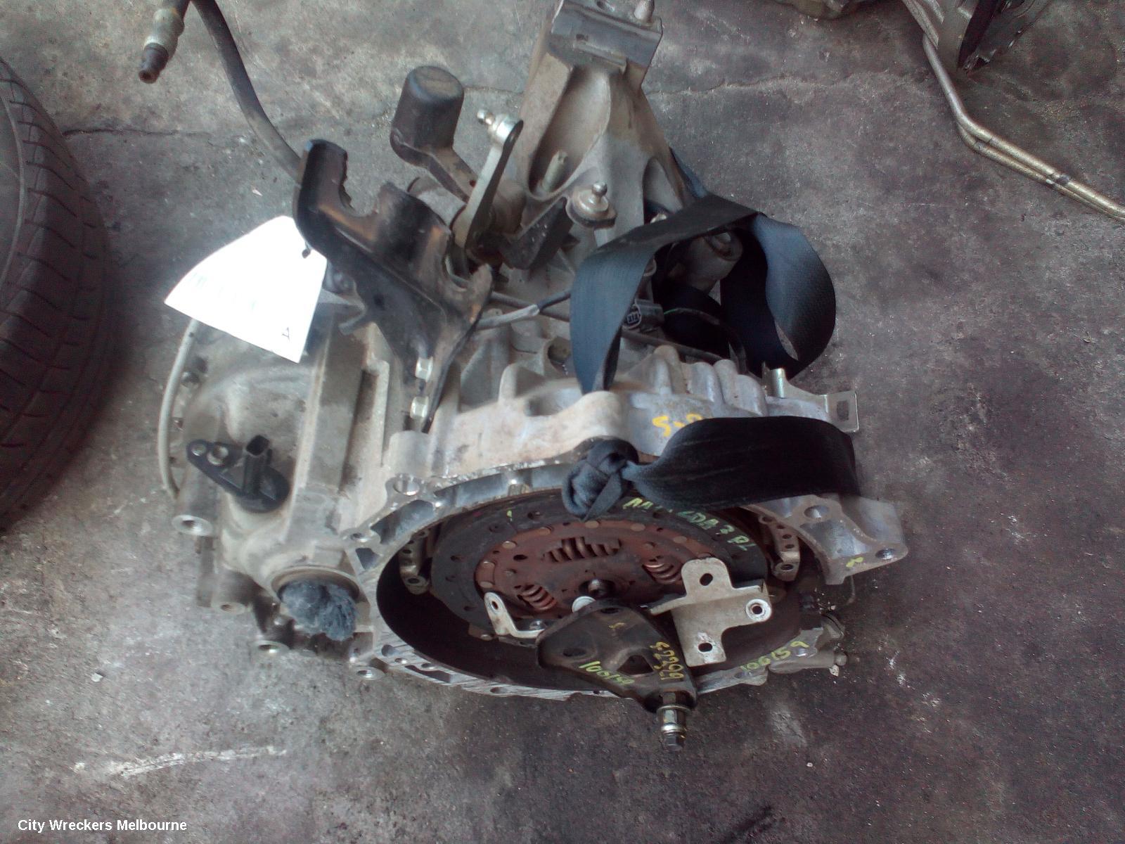 MAZDA 3 TRANS/GEARBOX, MANUAL, FWD, PETROL, 2.0, LF, 6 SPEED (8TH VIN = F), BL, 04/2009 - 10/2013