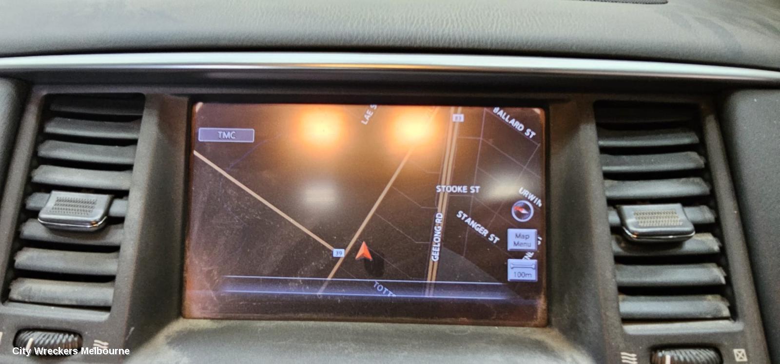NISSAN PATROL RADIO/CD/DVD/SAT/TV, DISPLAY UNIT, 8IN TOUCHSCREEN, W/ SAT NAV, Y62, 11/2012 ONWARDS