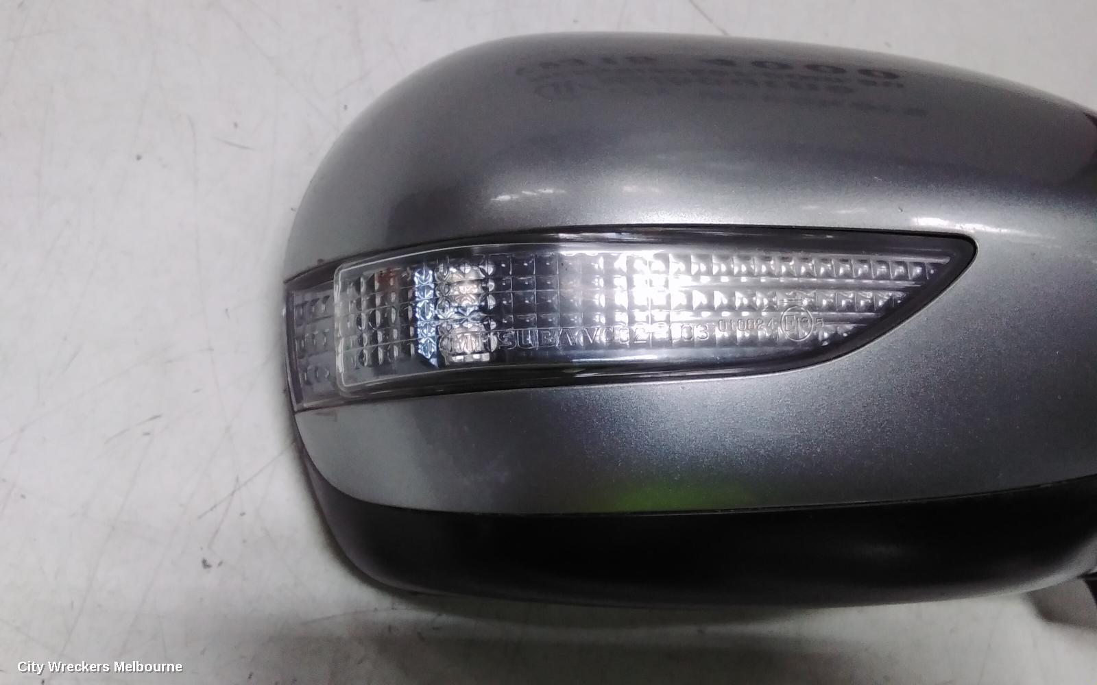 SUBARU OUTBACK RIGHT DOOR MIRROR, 4TH GEN, 5 WIRE TYPE, 09/2006 - 08/2009