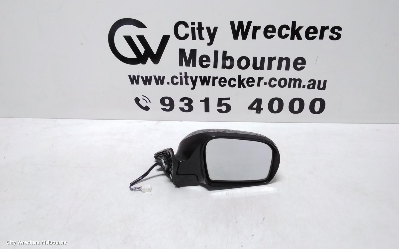 SUBARU OUTBACK RIGHT DOOR MIRROR, 4TH GEN, 5 WIRE TYPE, 09/2006 - 08/2009